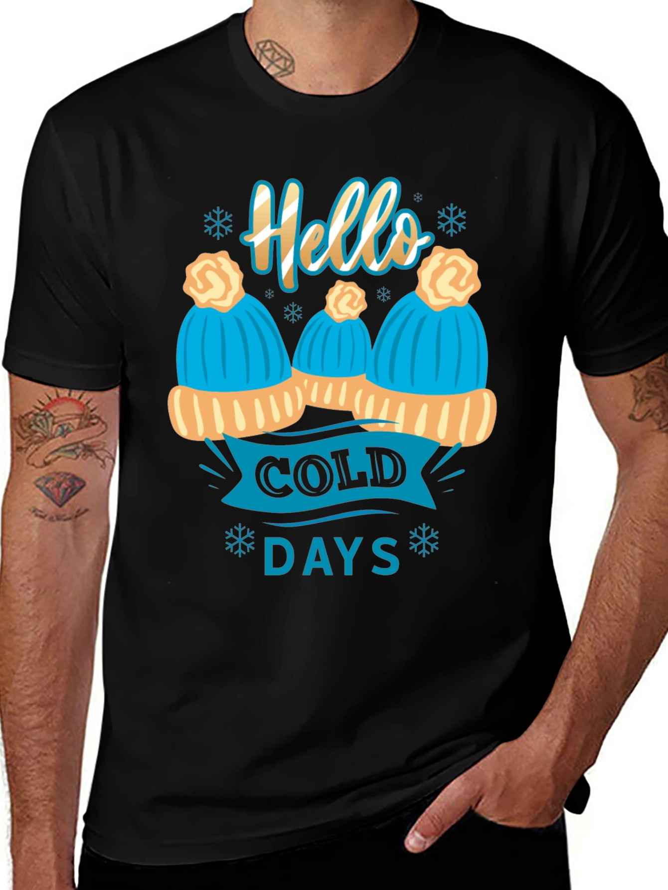 Hello Cold Days Graphic T-Shirt