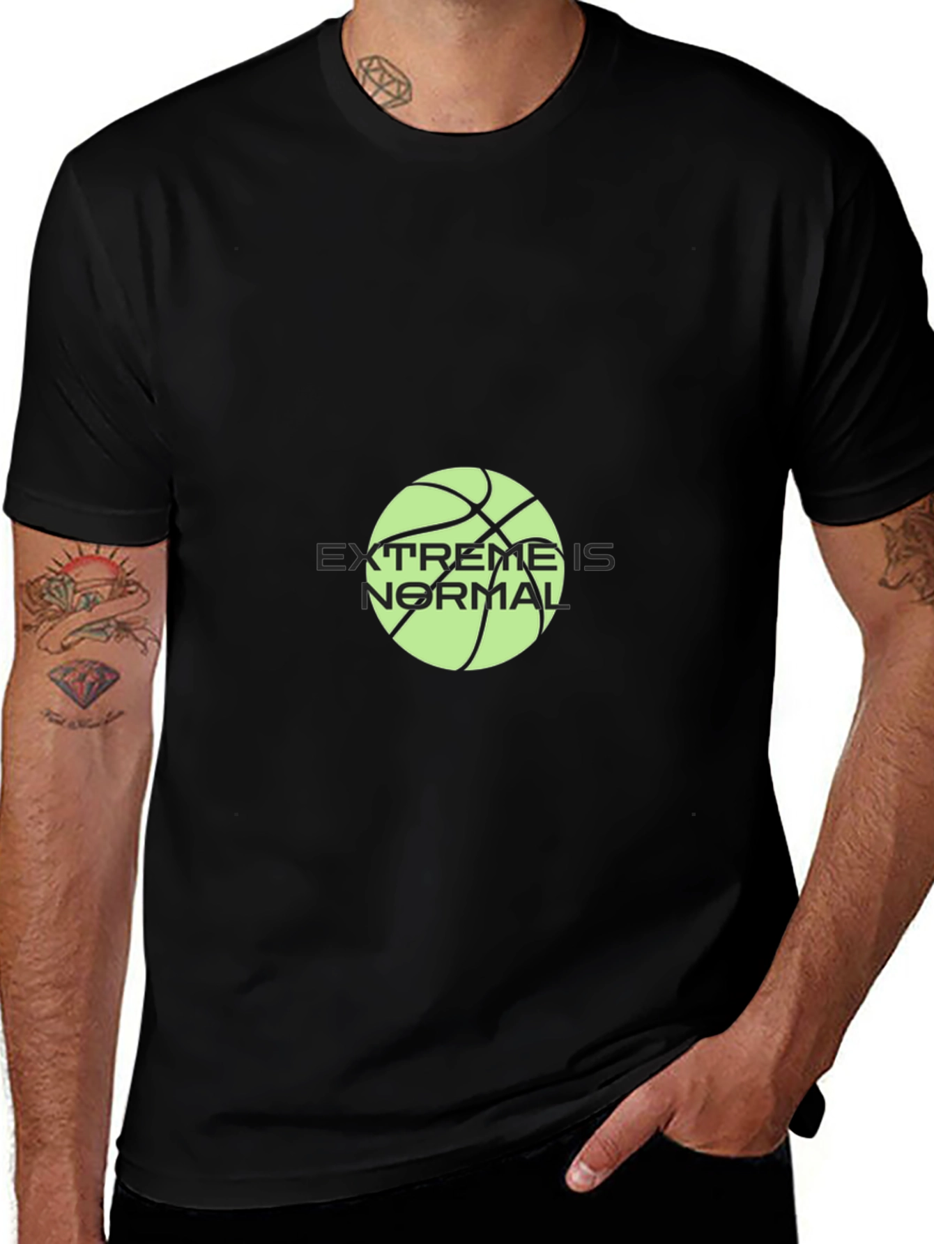 Variant 22 of Extreme is Normal Basketball Graphic Tee