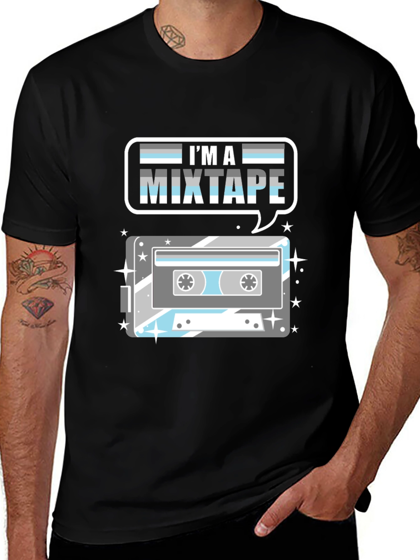 Variant 7 of I'm a Mixtape T-Shirt - Retro Style