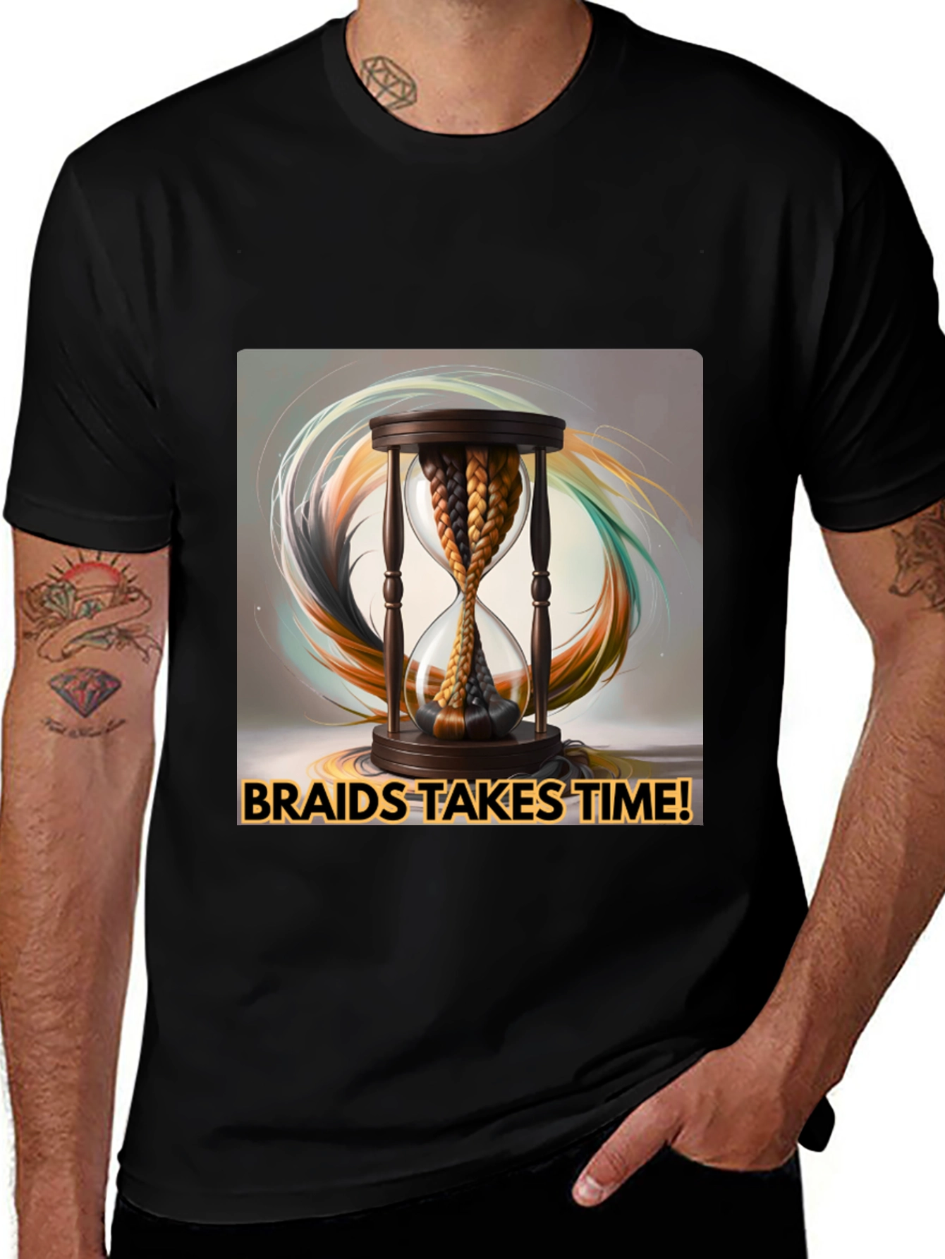 Variant 15 of Braids Takes Time T-Shirt