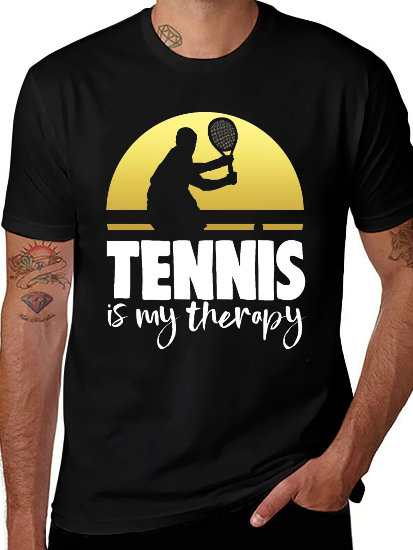 Variant 6 of Tennis Is My Therapy T-Shirt