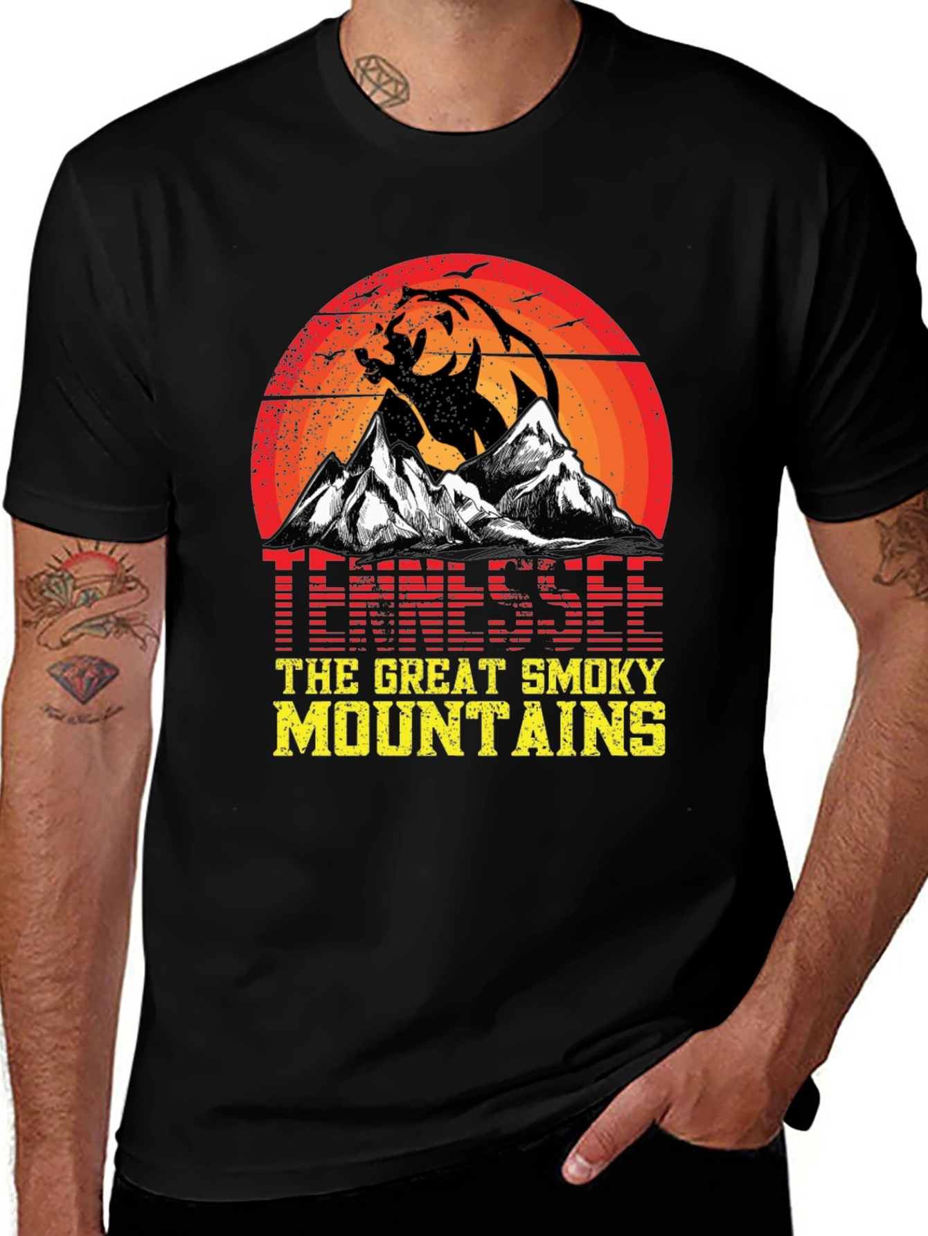 Tennessee Smoky Mountains Bear T-Shirt