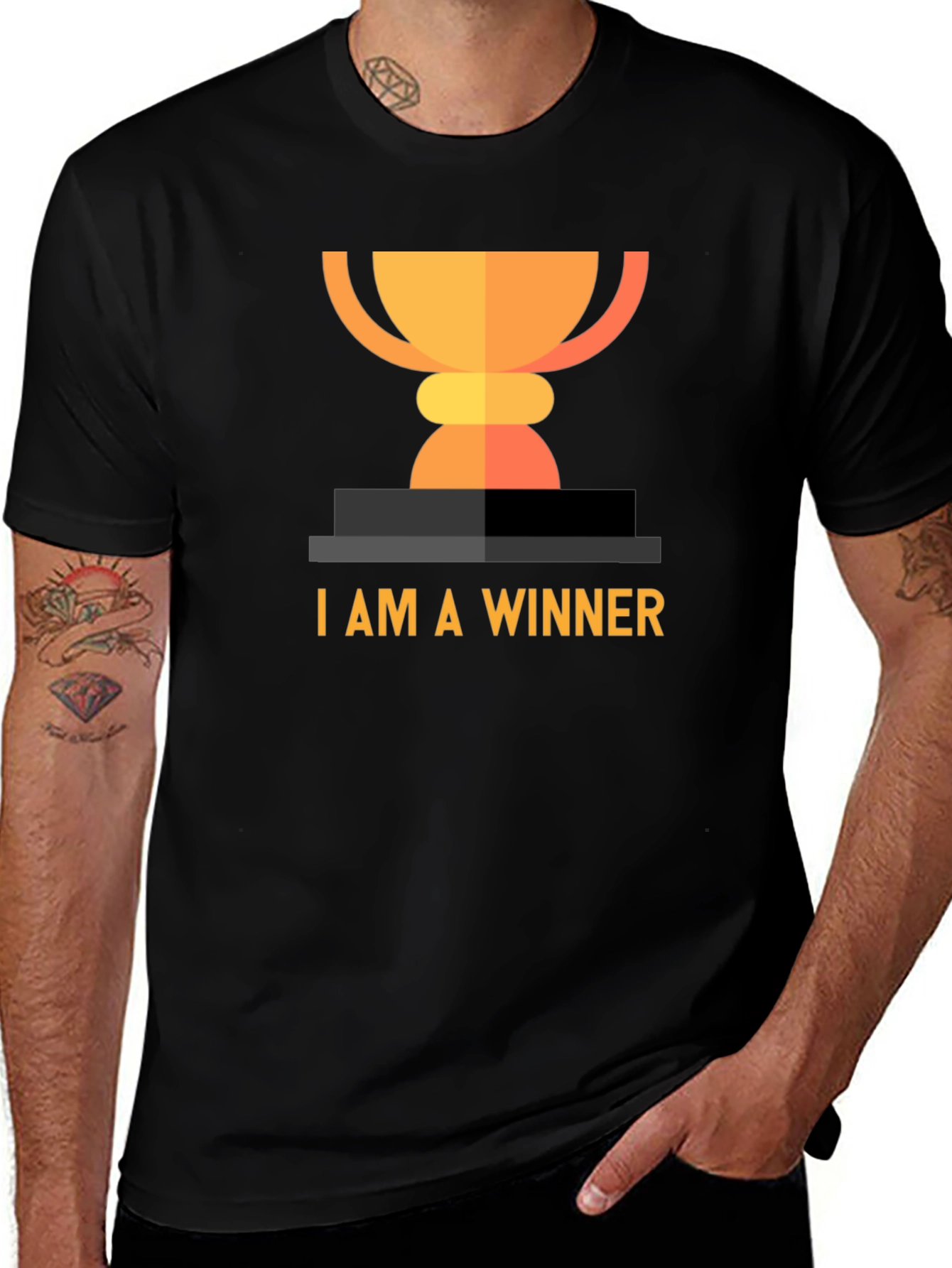 Variant 27 of I AM A WINNER Graphic Tee
