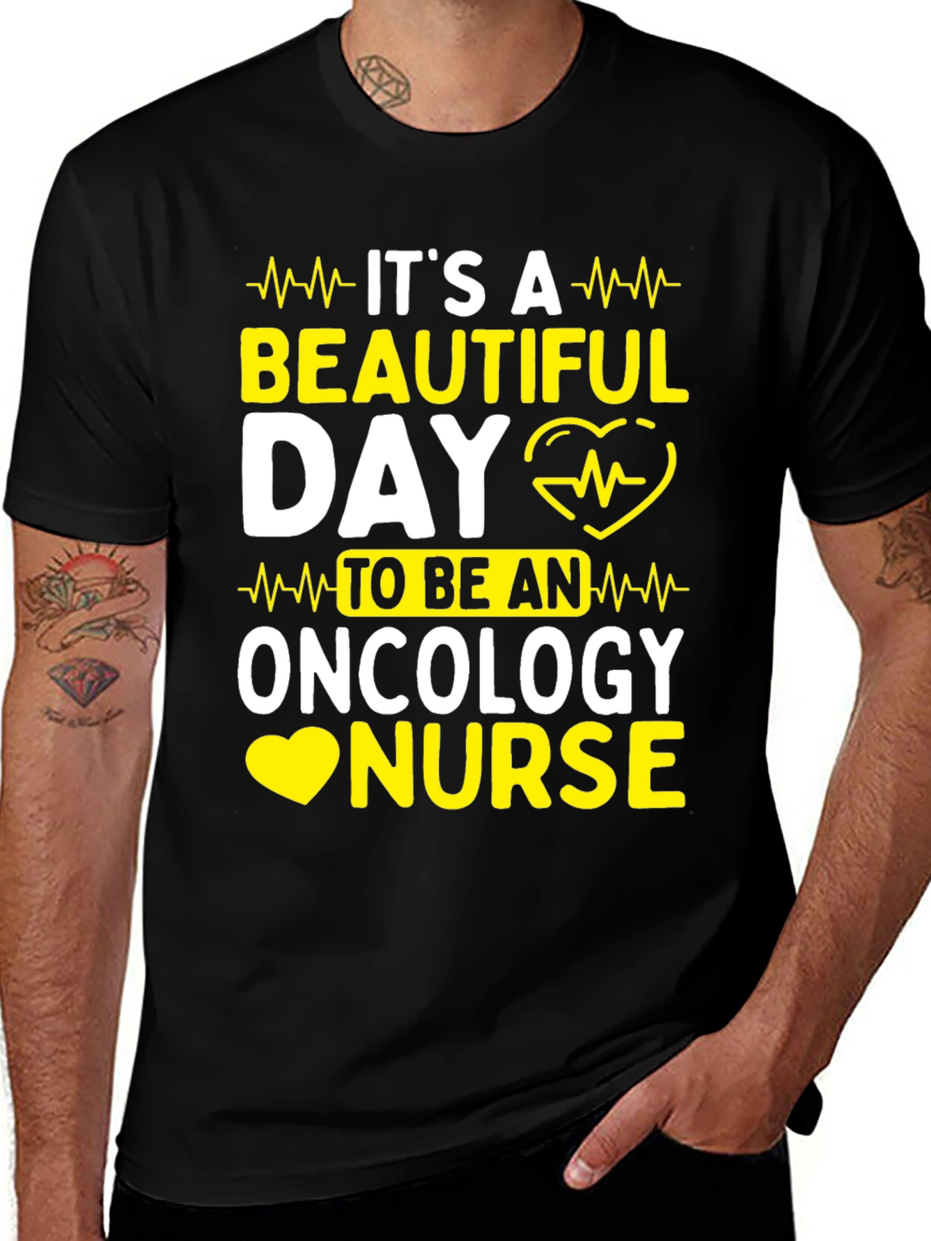 Oncology Nurse T-Shirt: It's A Beautiful Day