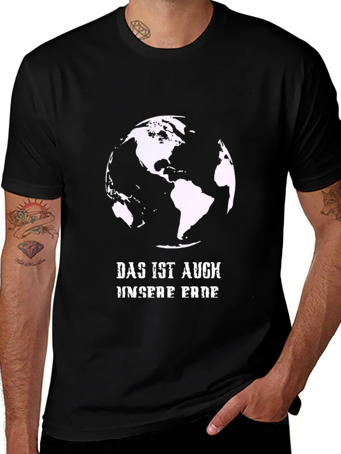 Variant 13 of Earth Globe Graphic Tee - "Our Earth"