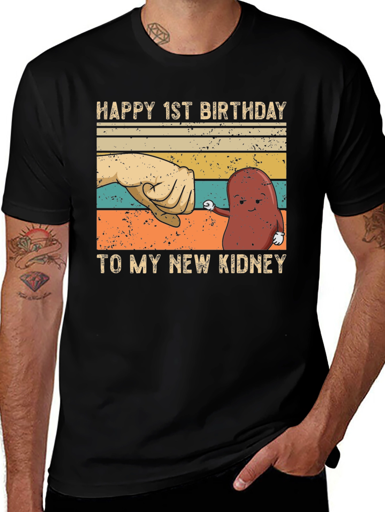 Happy 1st Birthday to My New Kidney Graphic Tee