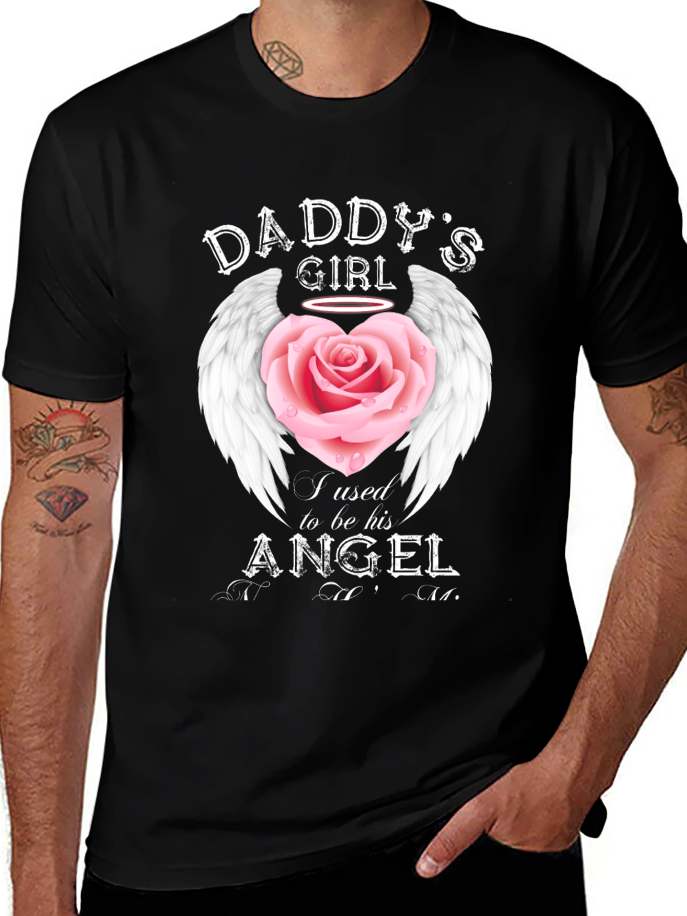 Variant 2 of Daddy's Girl Angel Rose T-Shirt