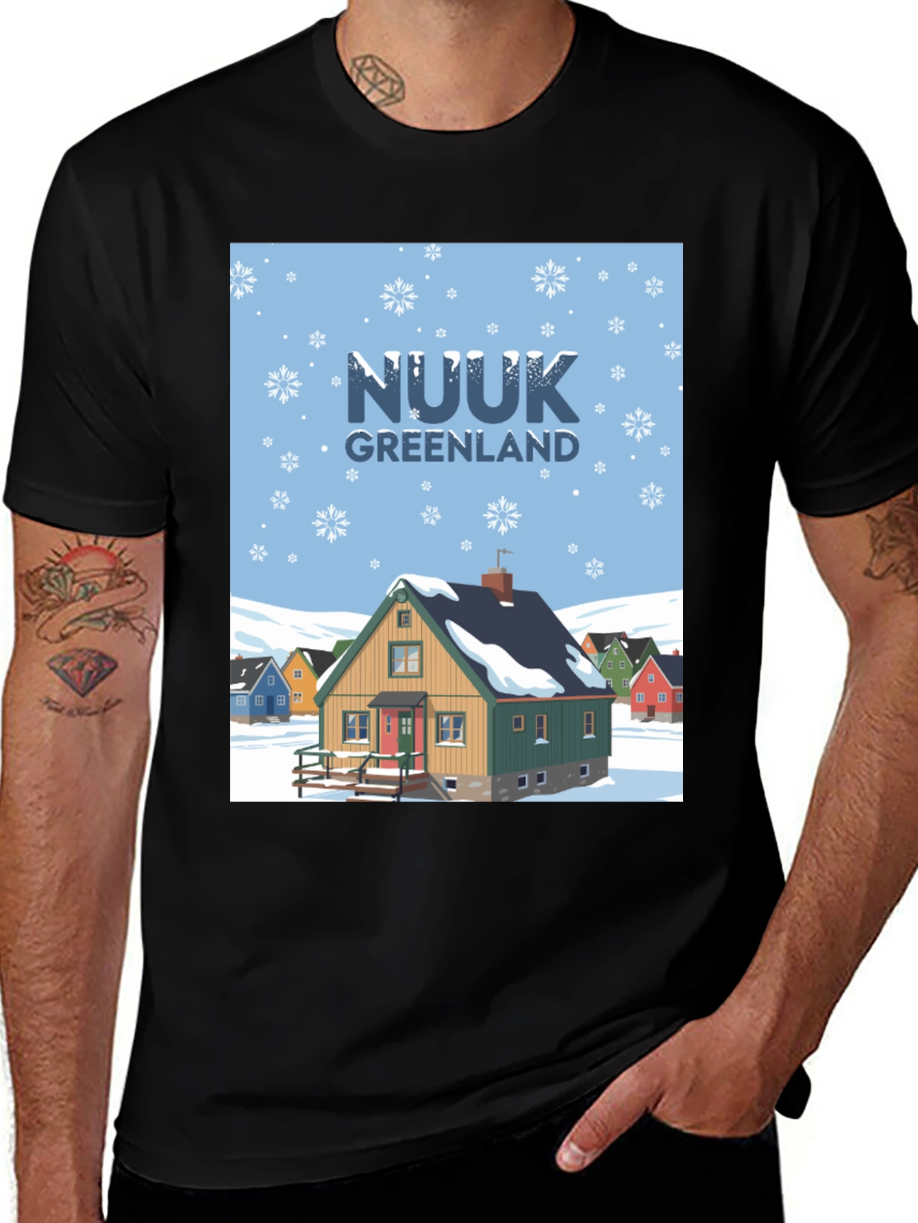 Nuuk Greenland Winter T-Shirt
