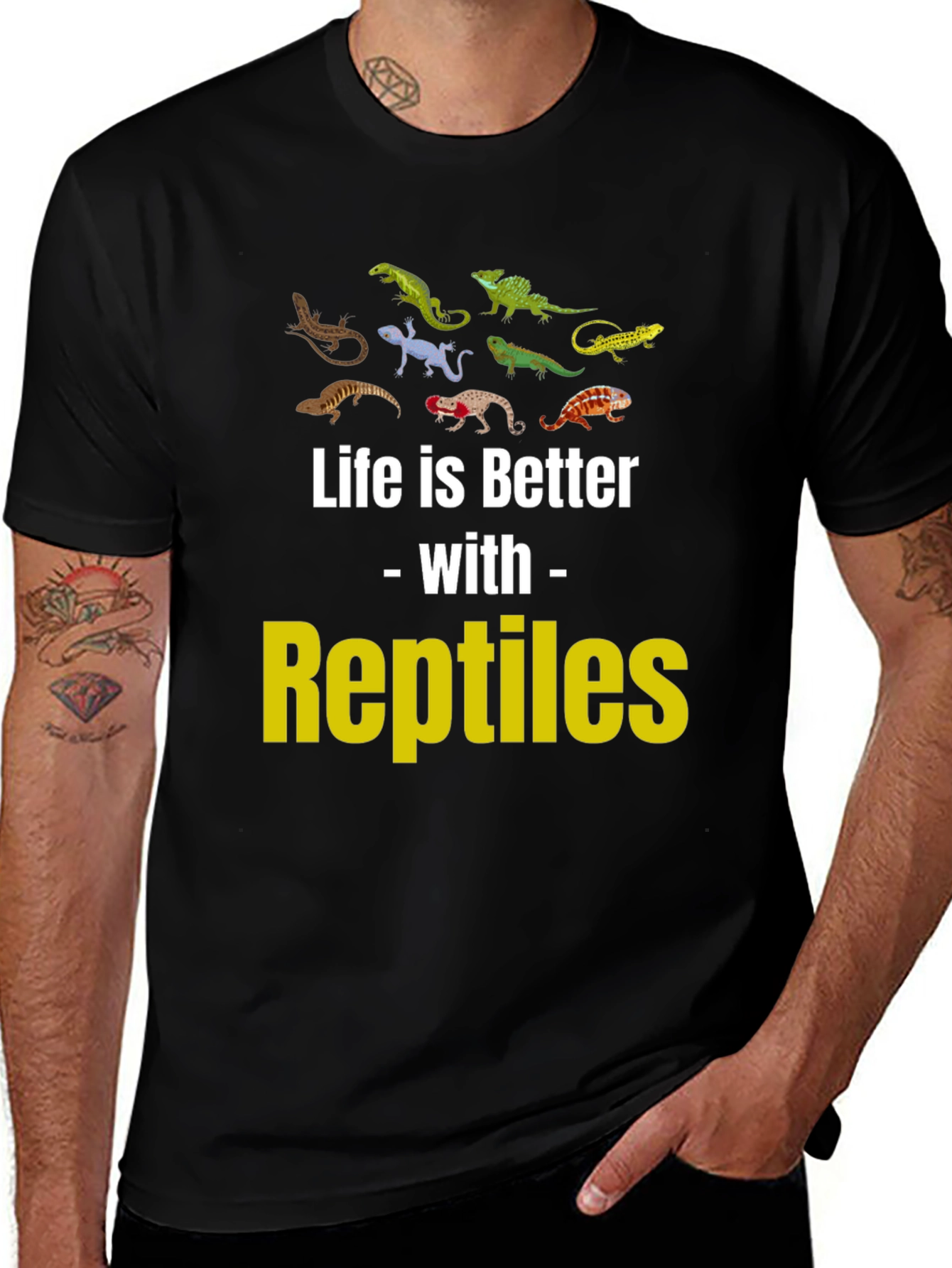 Variant 22 of Life is Better with Reptiles T-Shirt