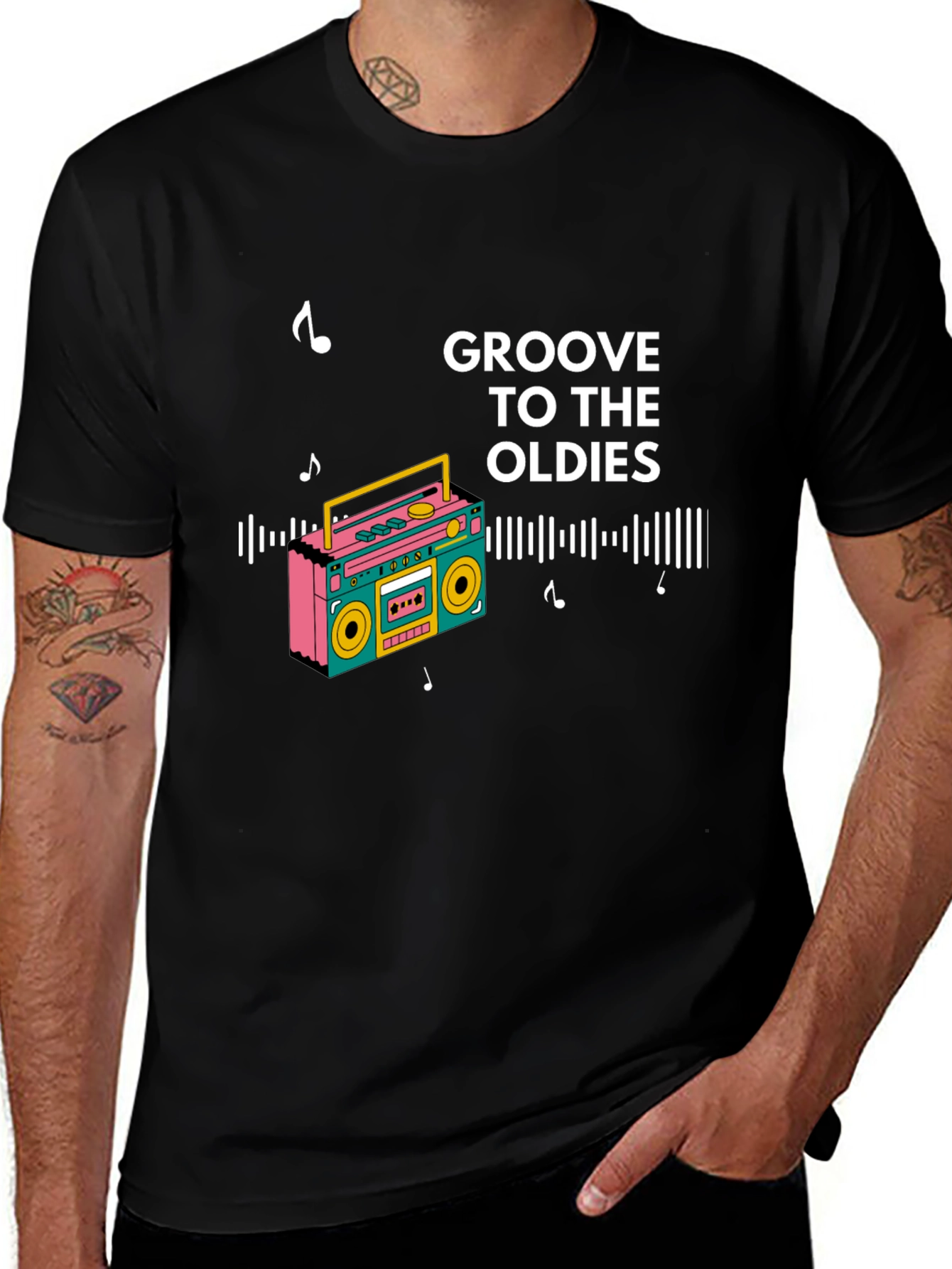 Variant 4 of Groove to the Oldies Graphic Tee