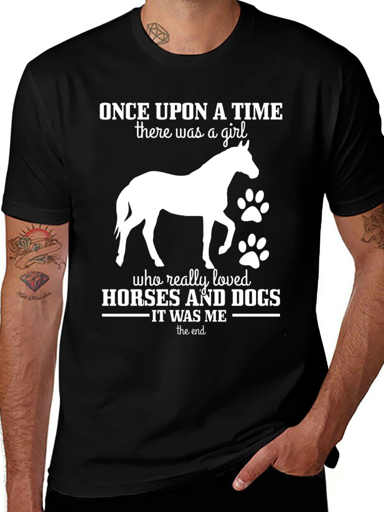 Variant 10 of Horse and Dog Lover T-Shirt - Once Upon a Time