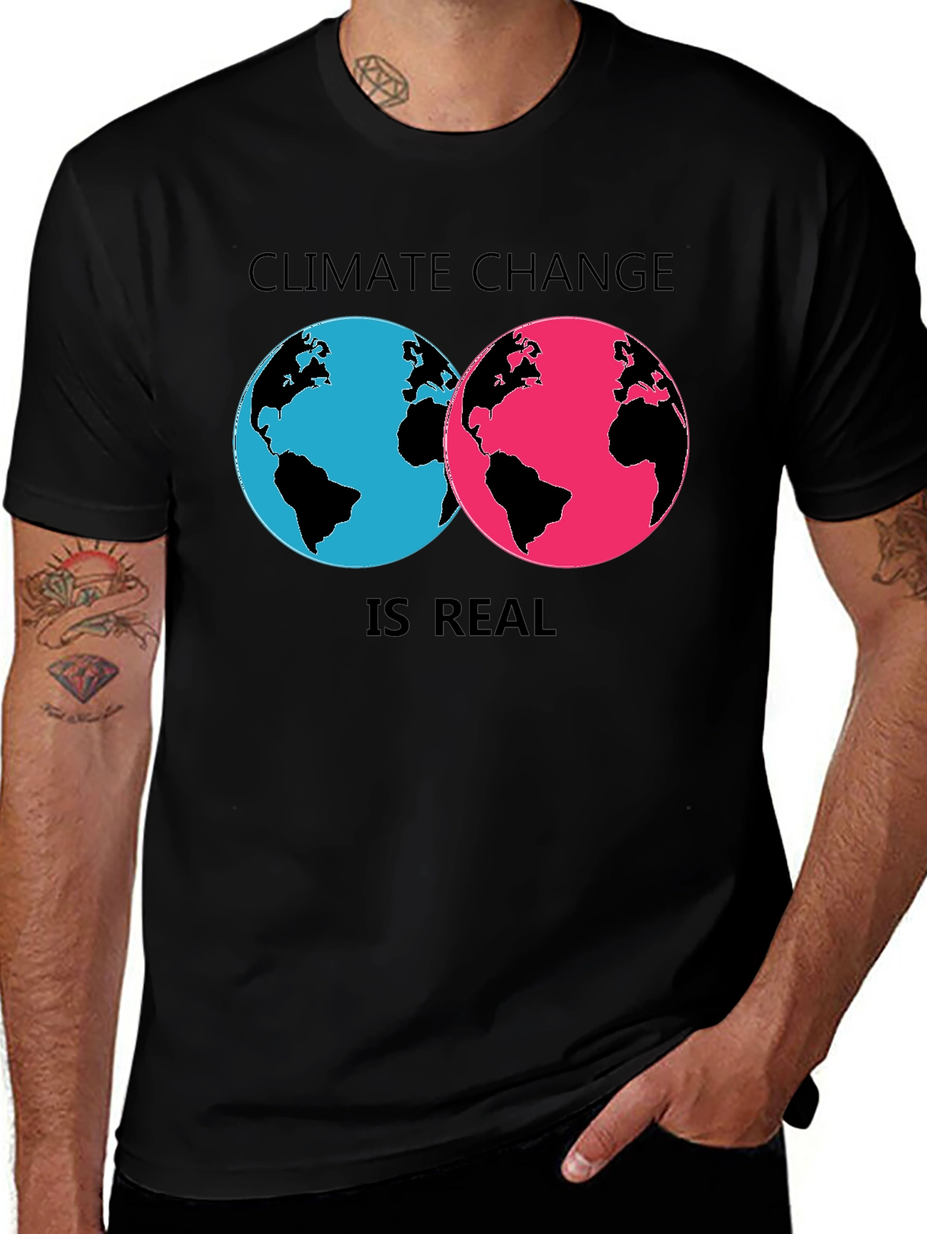Variant 8 of Climate Change Is Real Graphic Tee