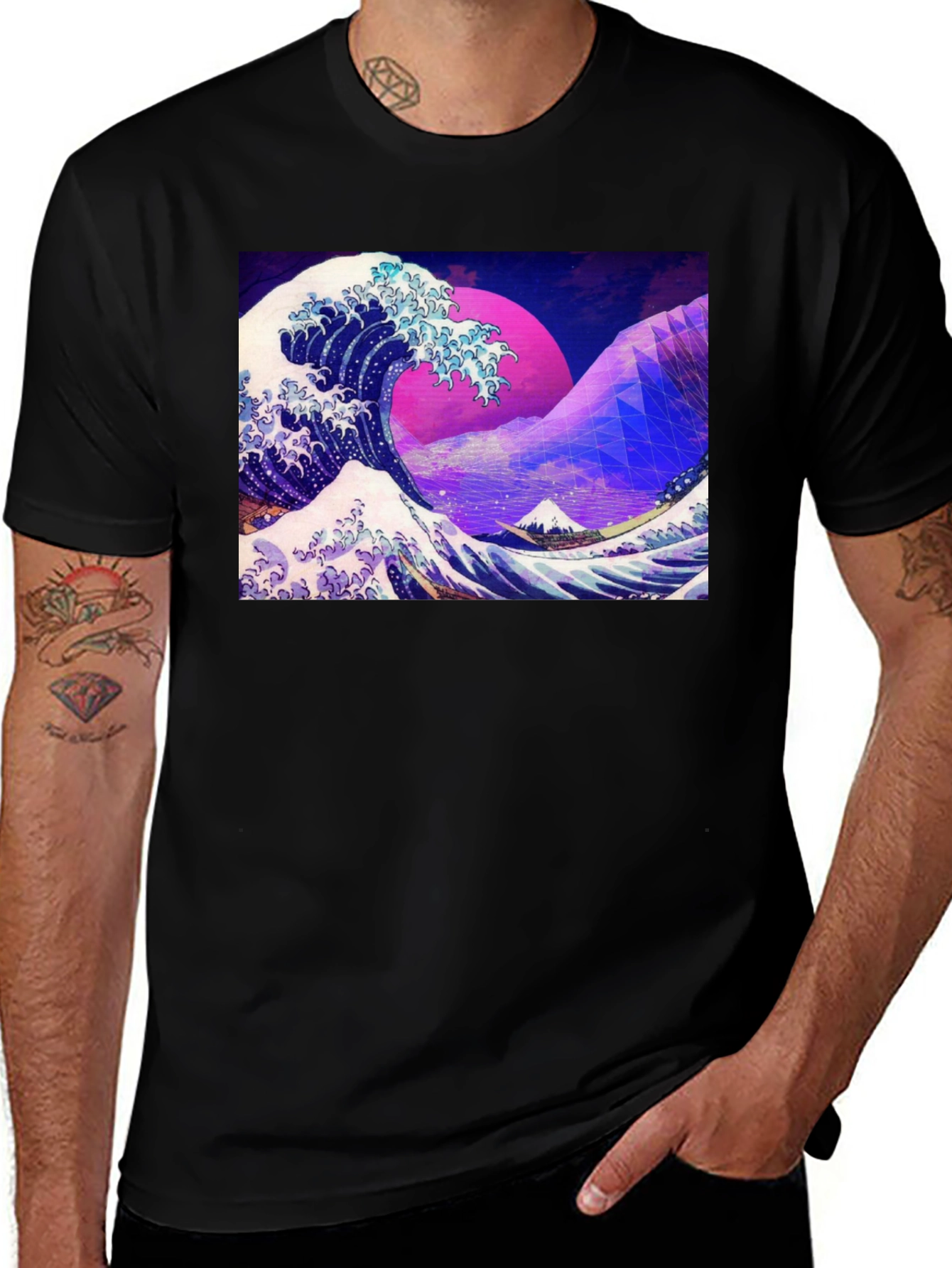 Variant 15 of Great Wave Aesthetic T-Shirt