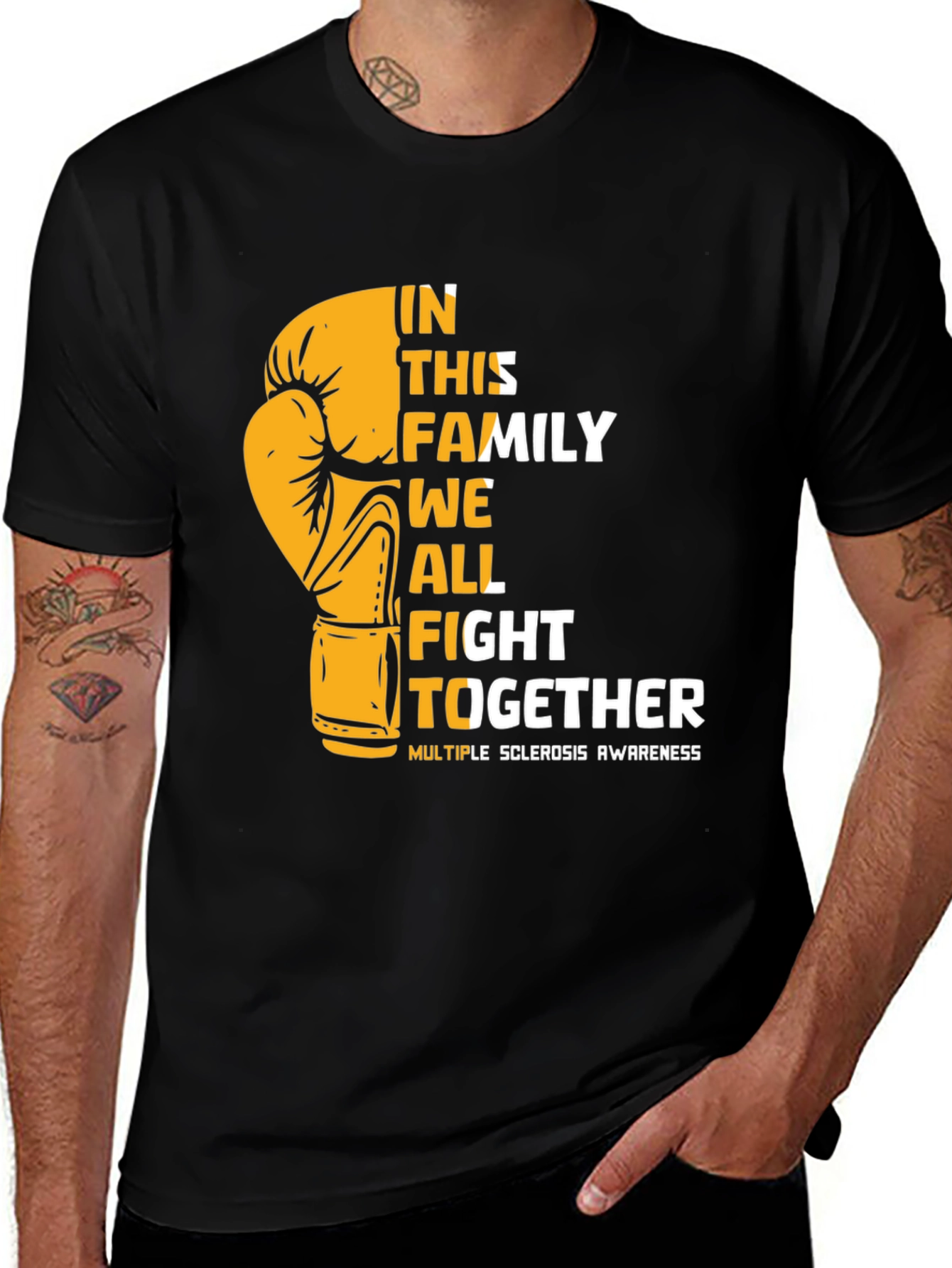 MS Awareness Boxing Glove Graphic Tee