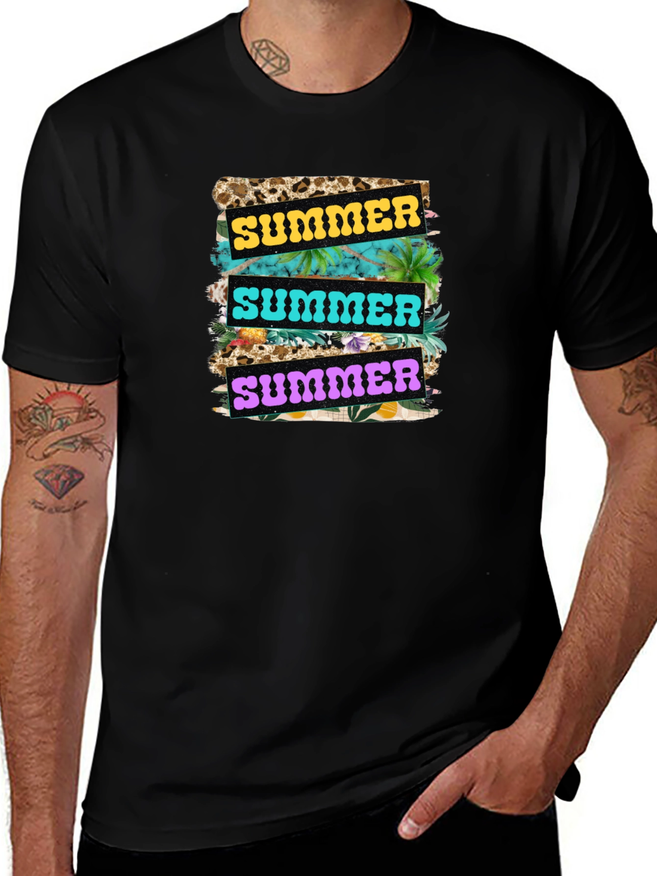 Variant 4 of Summer Graphic Print T-Shirt