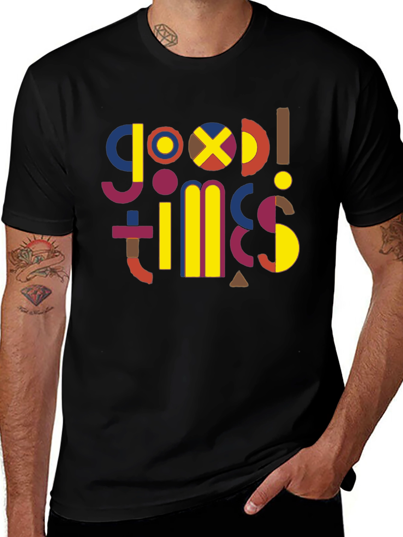 Variant 18 of Good Times Graphic Tee - Stylish Unisex Cotton T-Shirt