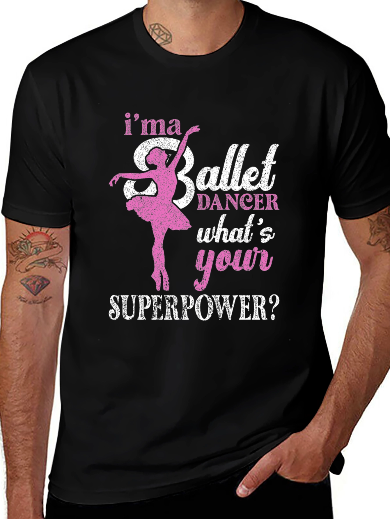Variant 19 of Ballet Dancer Superpower T-Shirt