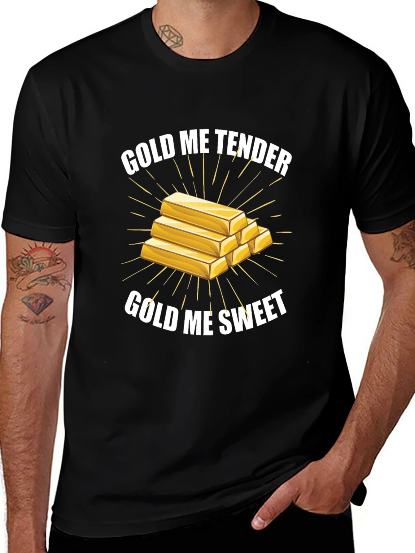 Variant 12 of Gold Me Tender Graphic T-Shirt