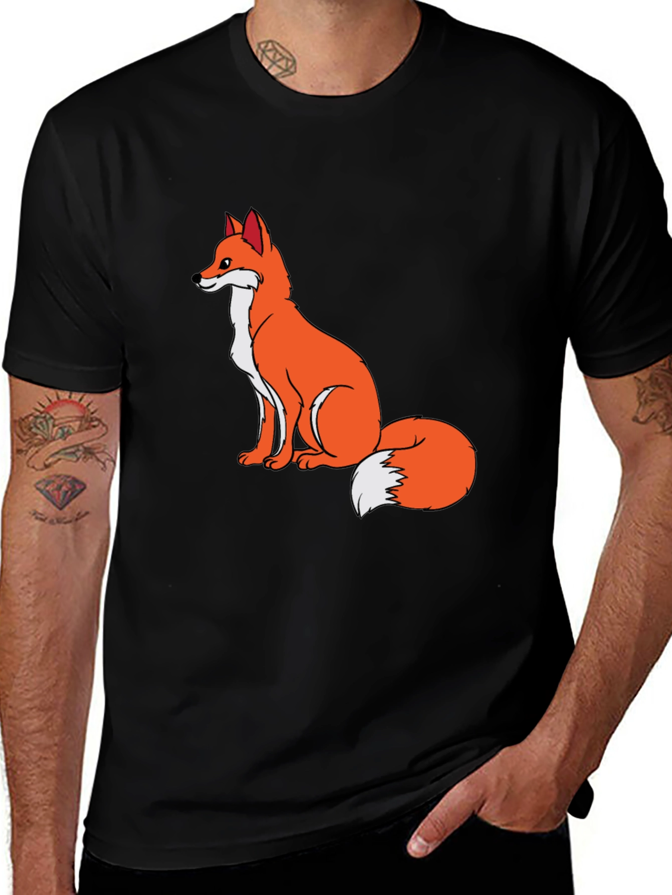 Variant 18 of Fox Graphic T-Shirt - Stylish Casual Tee