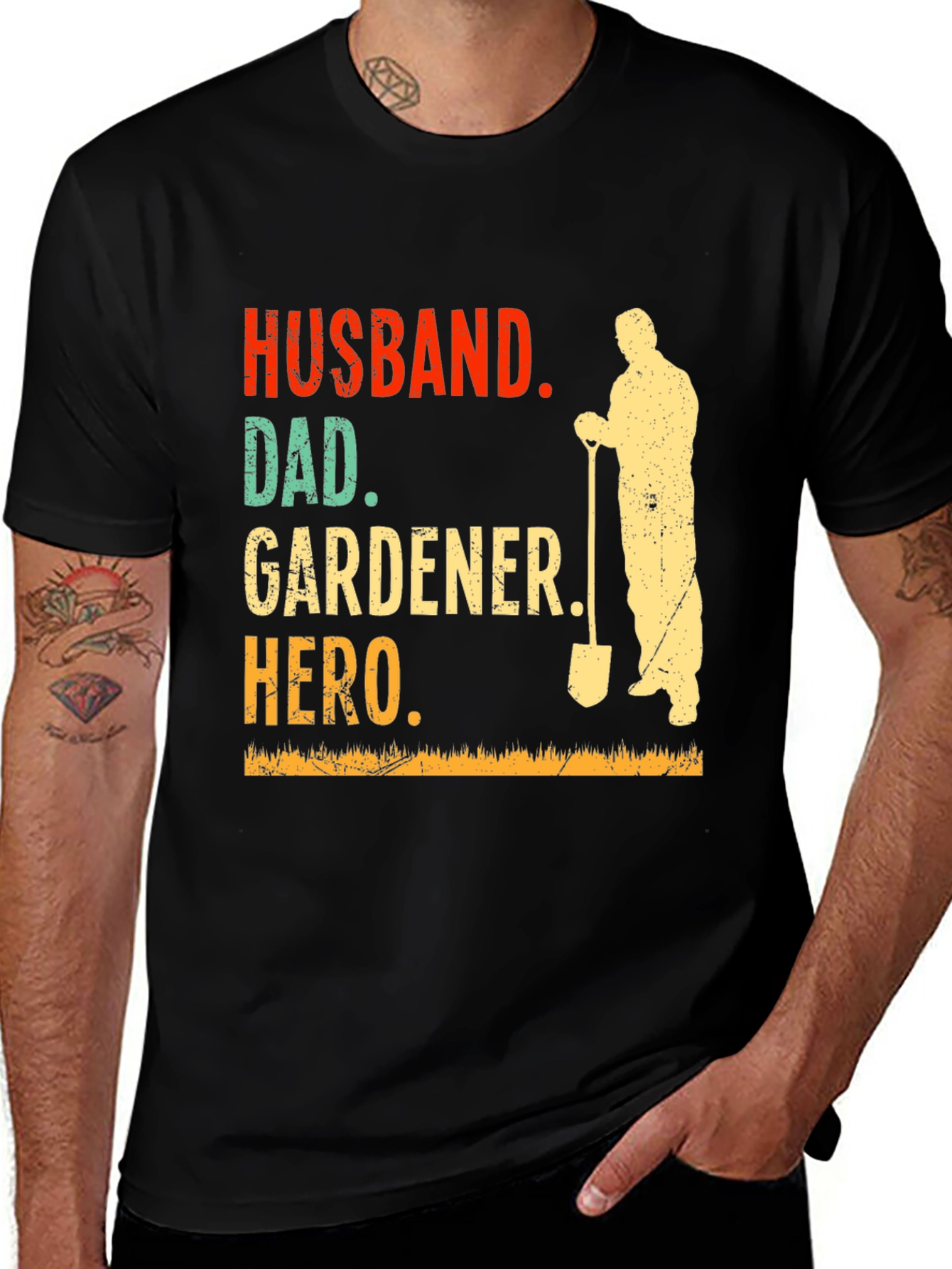 Husband Dad Gardener Hero T-Shirt