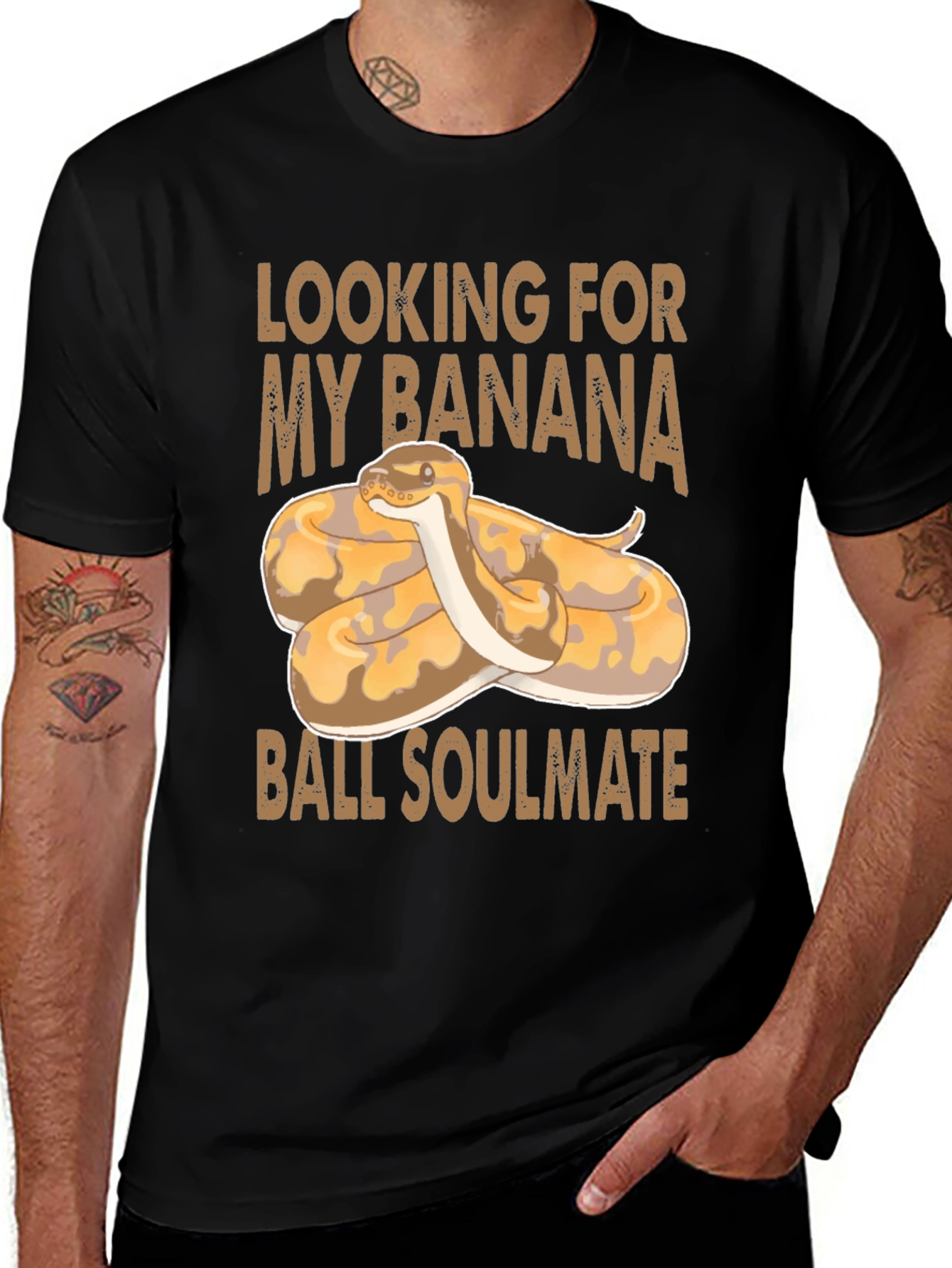 Variant 20 of Banana Ball Python Soulmate T-Shirt