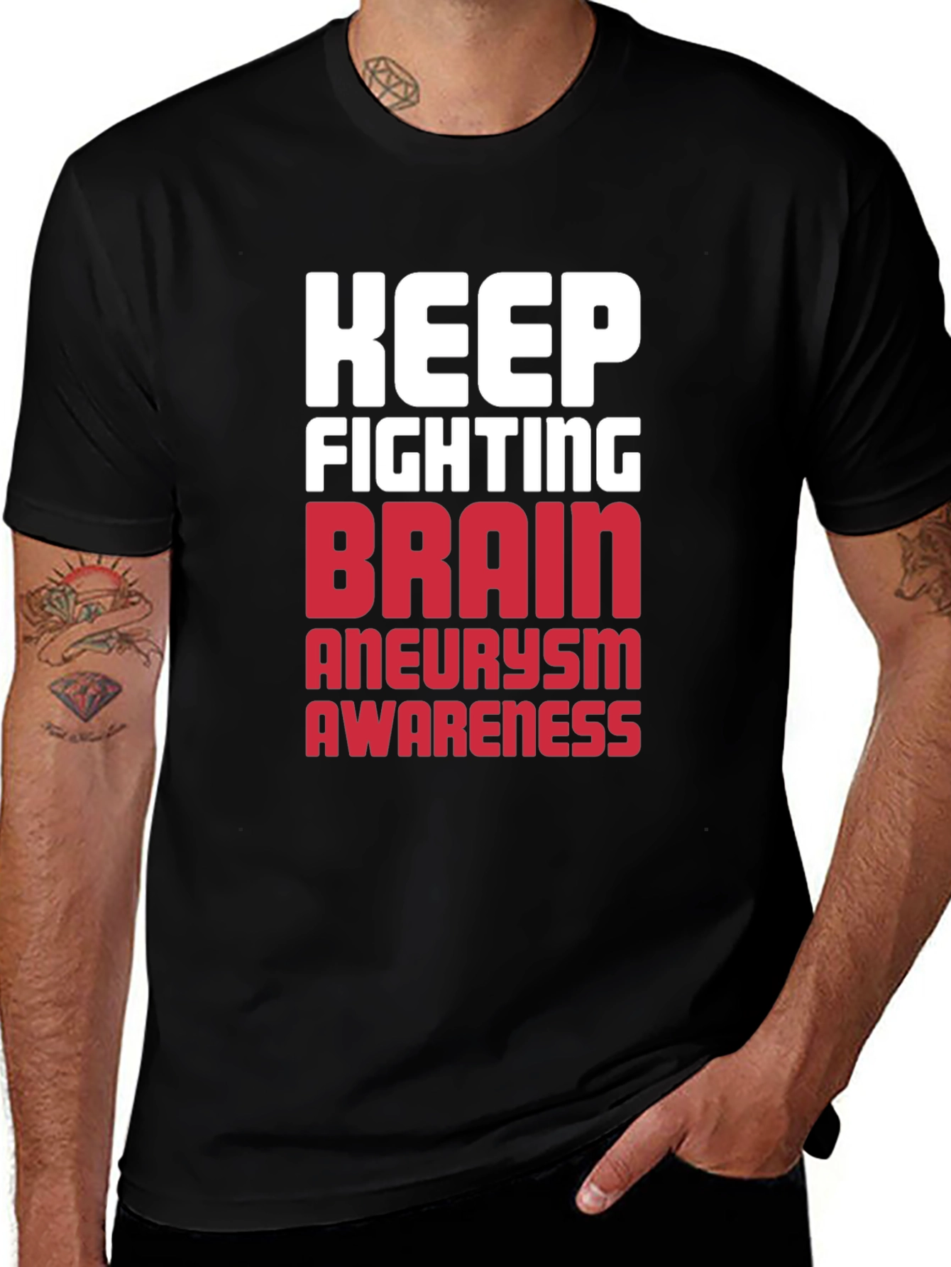 Brain Aneurysm Awareness Graphic T-Shirt