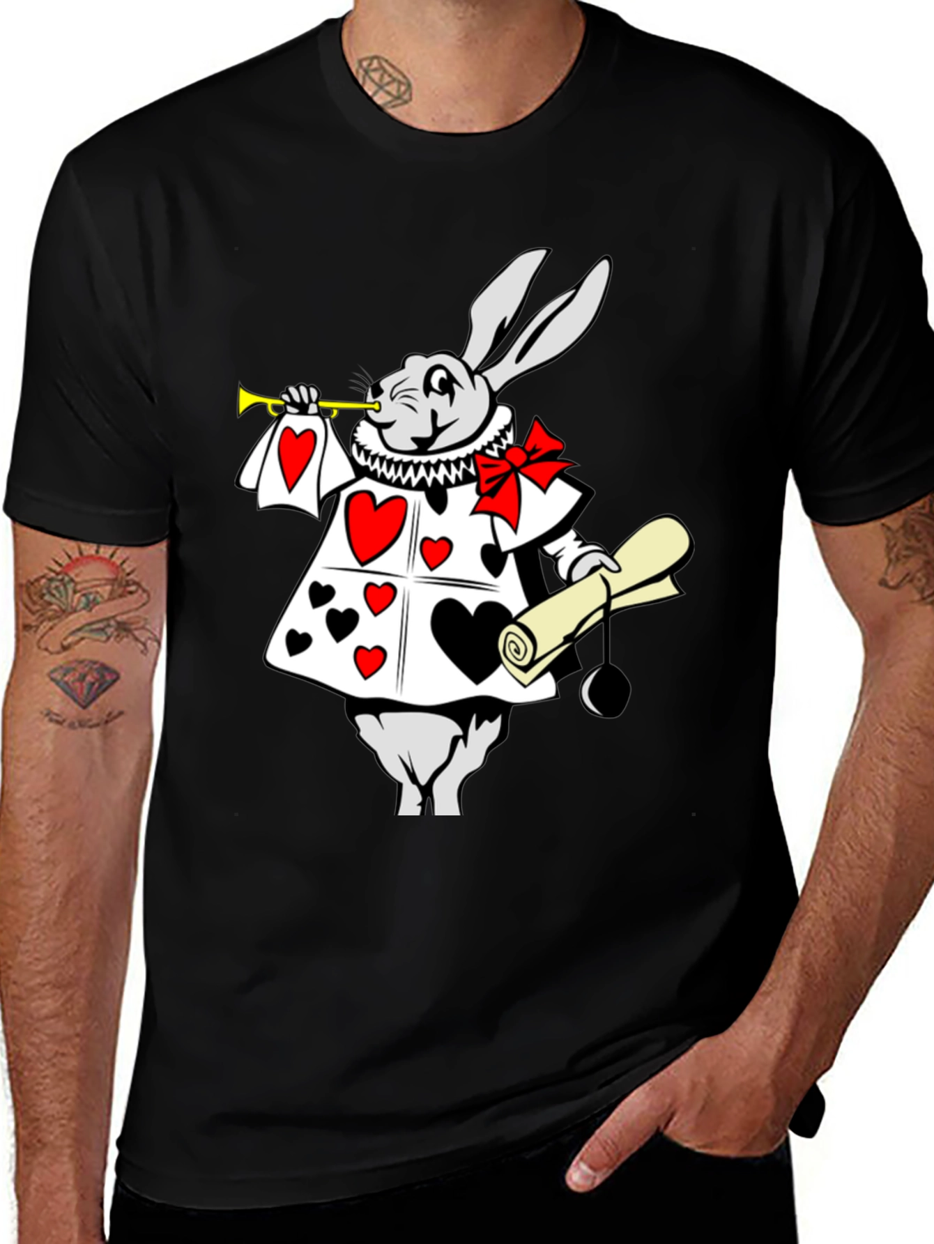 Alice in Wonderland White Rabbit T-Shirt