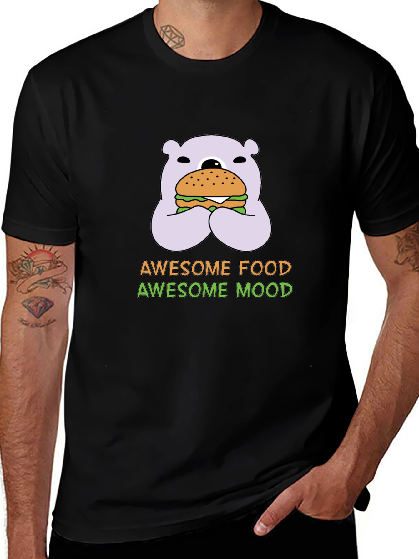 Variant 24 of Awesome Food Awesome Mood Graphic T-Shirt