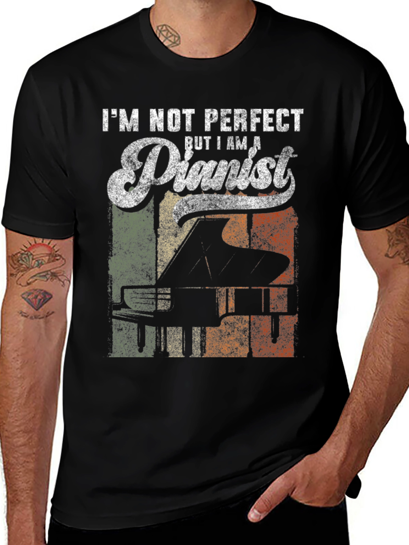 Variant 26 of I'm Not Perfect But I Am A Pianist T-Shirt