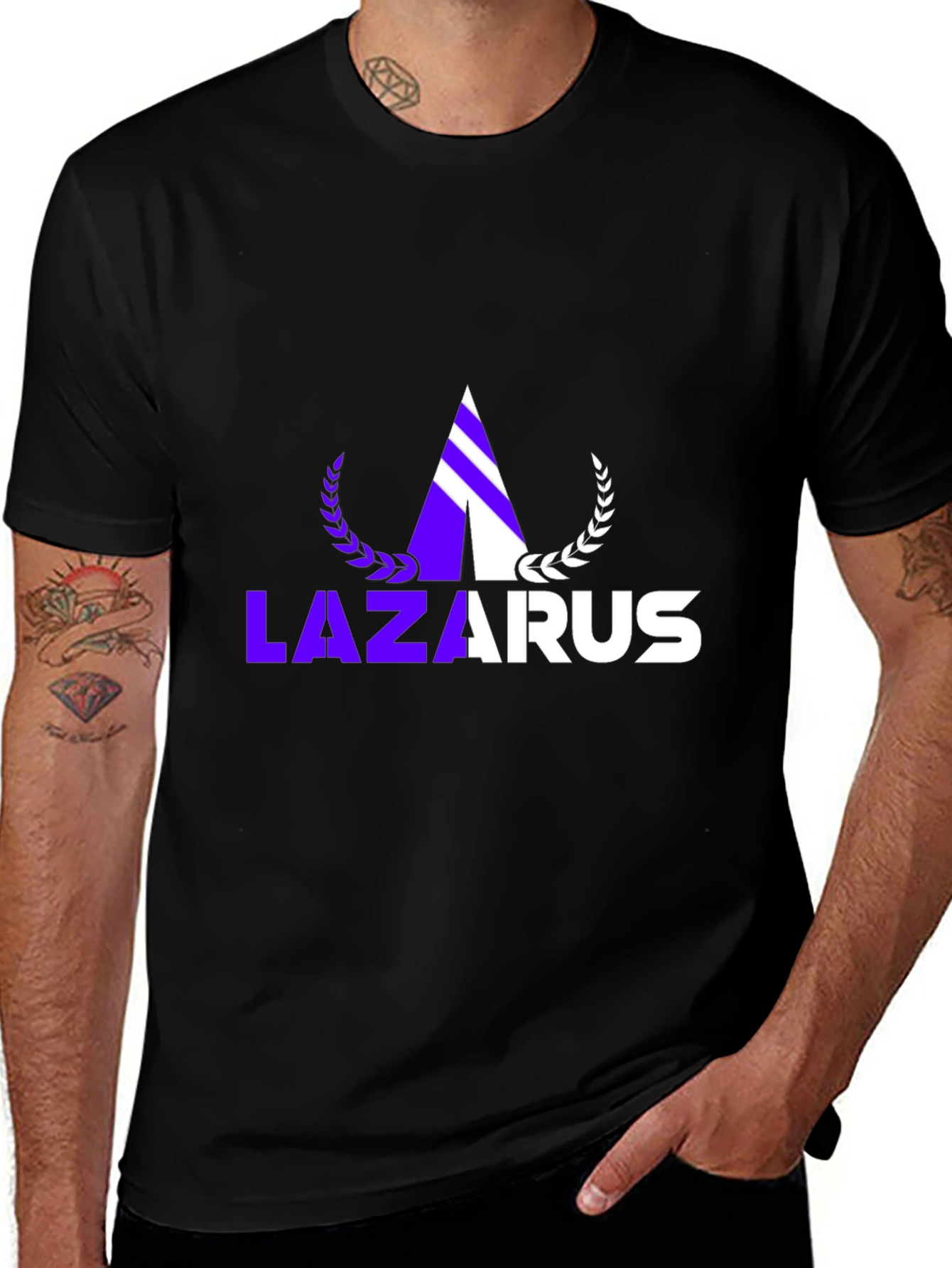 Variant 27 of Lazarus Graphic Tee - Modern Casual Style