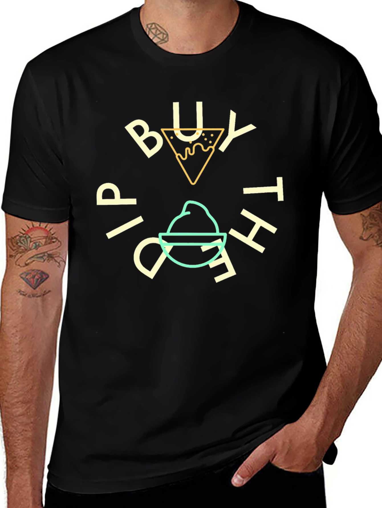 Variant 18 of Buy The Dip T-Shirt - Quirky Graphic Tee