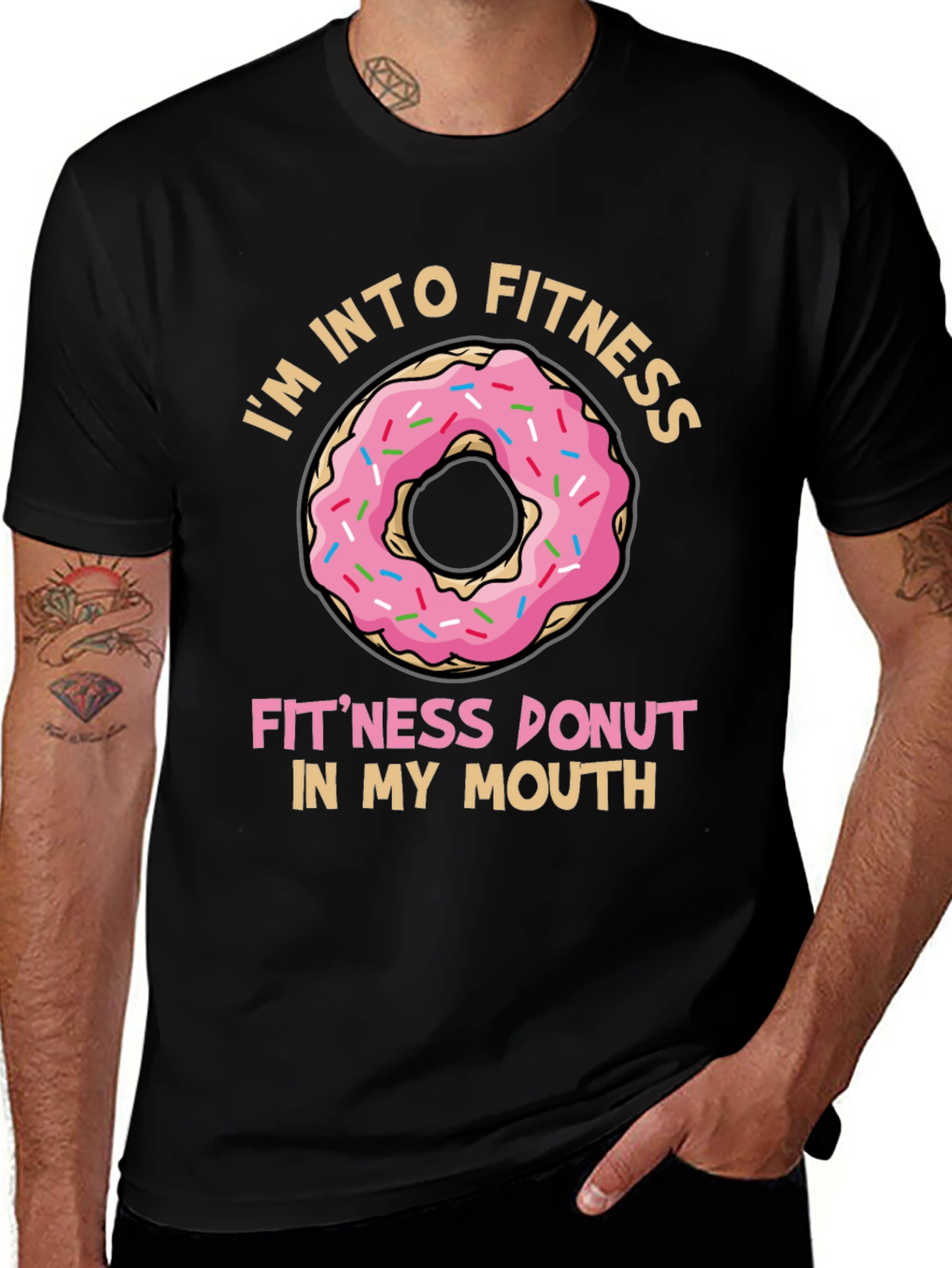 Variant 10 of I'm Into Fitness Donut T-Shirt