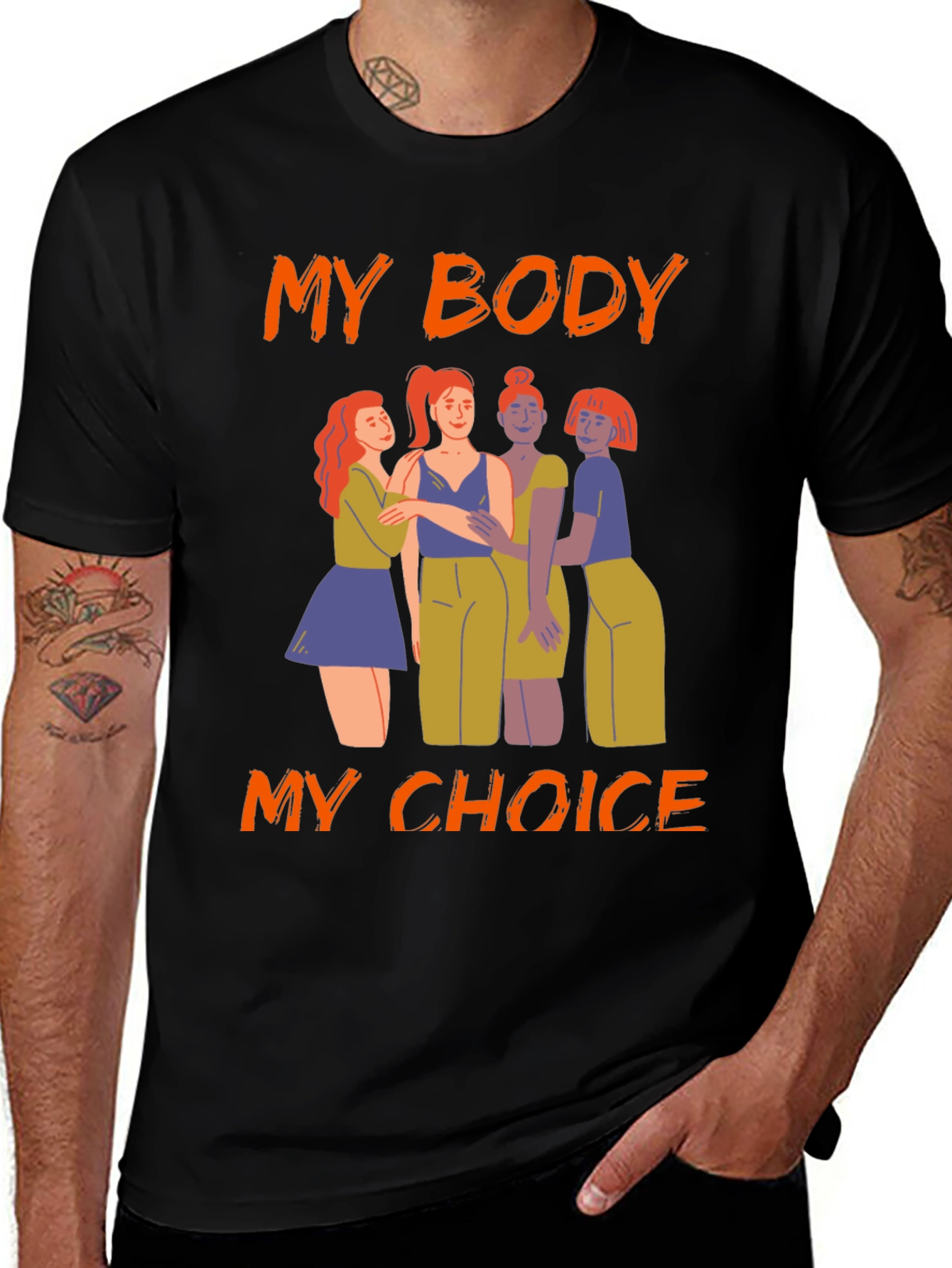 My Body, My Choice Pro-Choice Graphic Tee