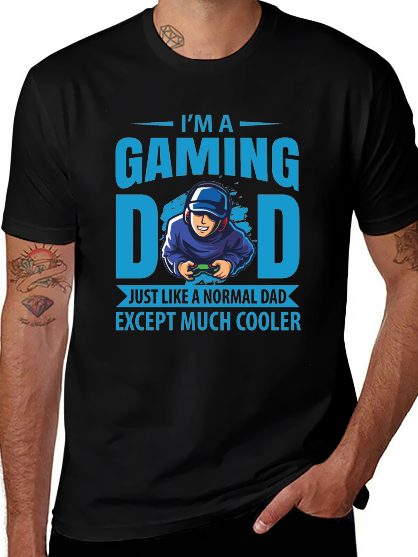 Gaming Dad T-Shirt - Gamer Dad, Cool Dad Tee