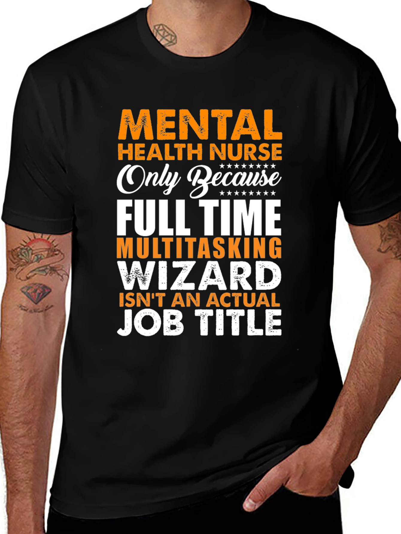 Mental Health Nurse Novelty Graphic Tee