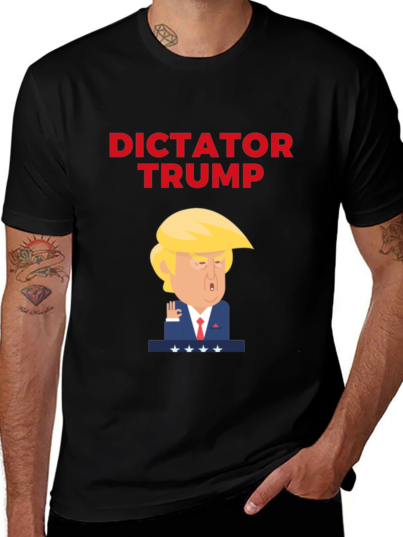 Variant 21 of Dictator Trump Graphic T-Shirt