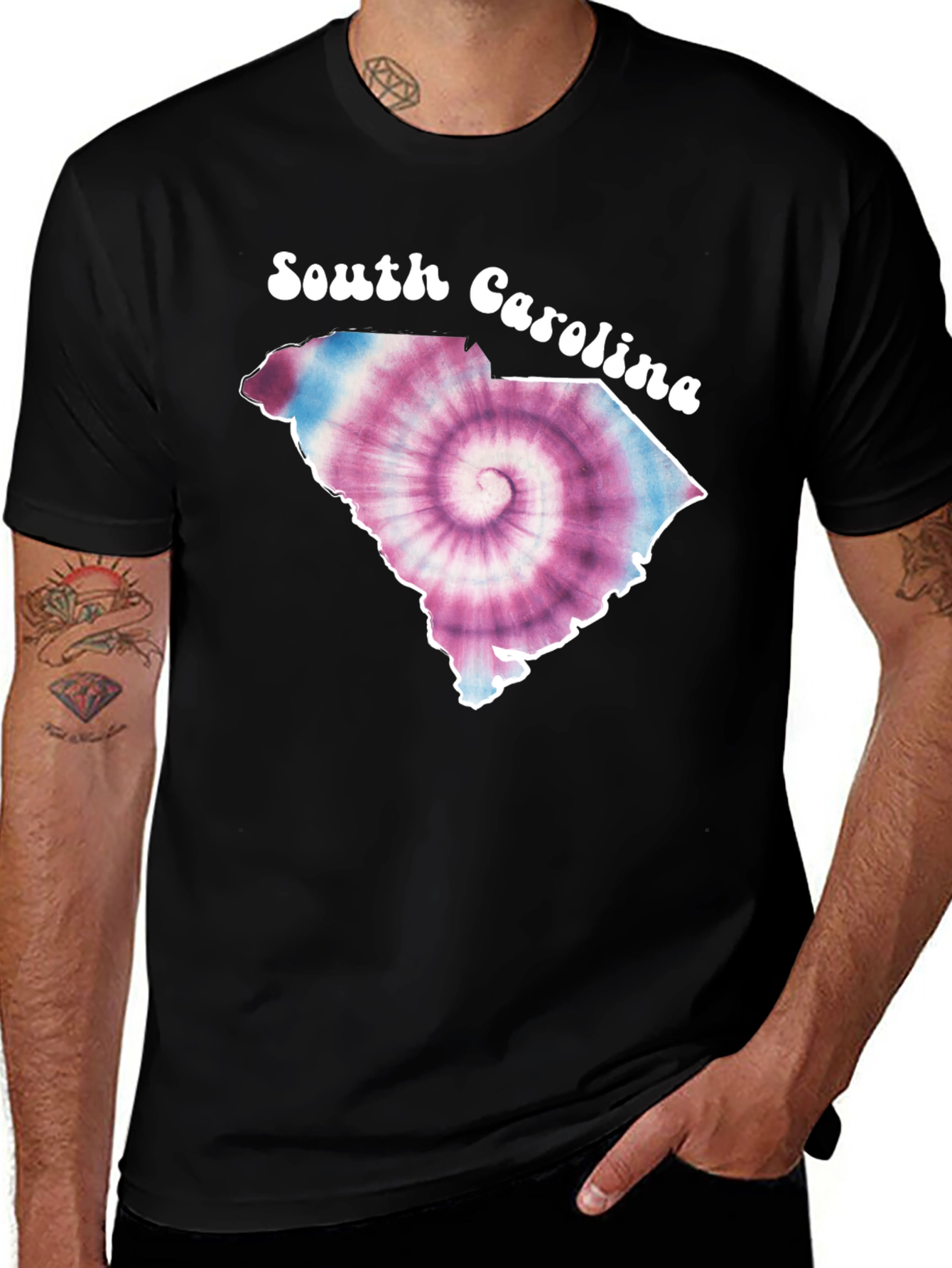 South Carolina Tie Dye Graphic T-Shirt