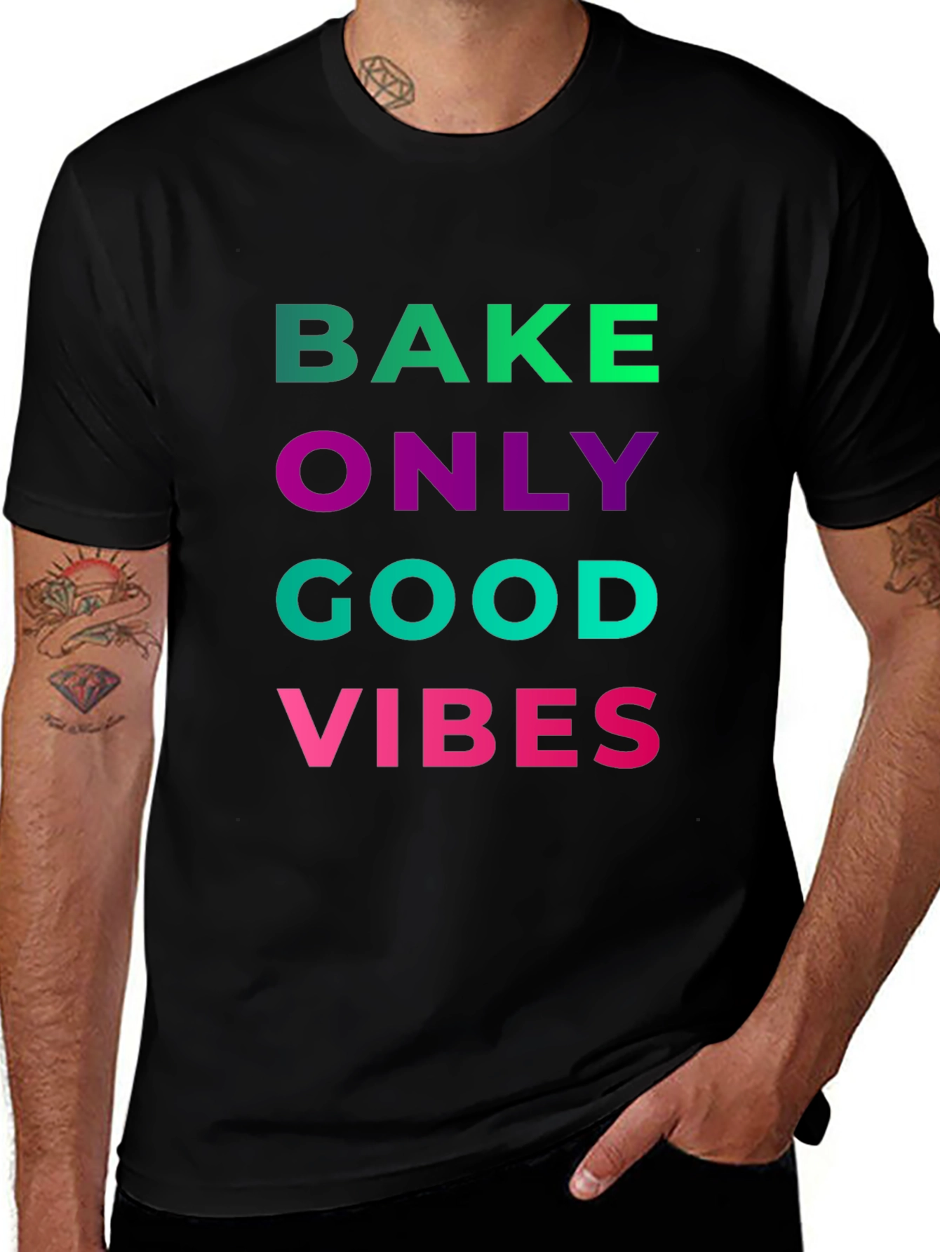 Variant 30 of Bake Only Good Vibes T-Shirt