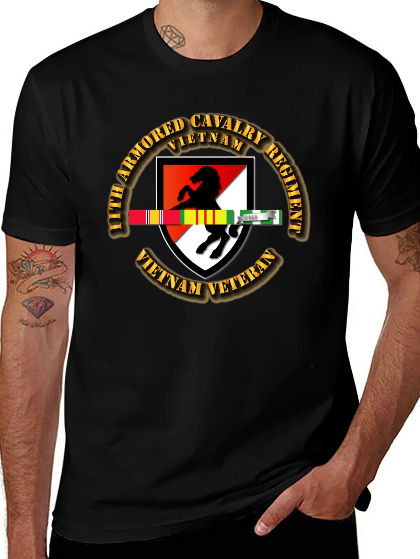 11th Armored Cavalry Vietnam Veteran T-Shirt