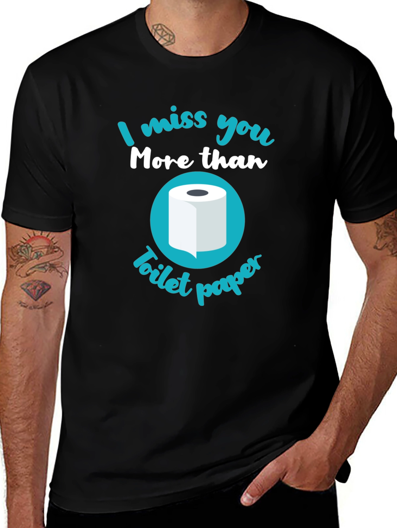 Variant 13 of Funny Toilet Paper Graphic T-Shirt
