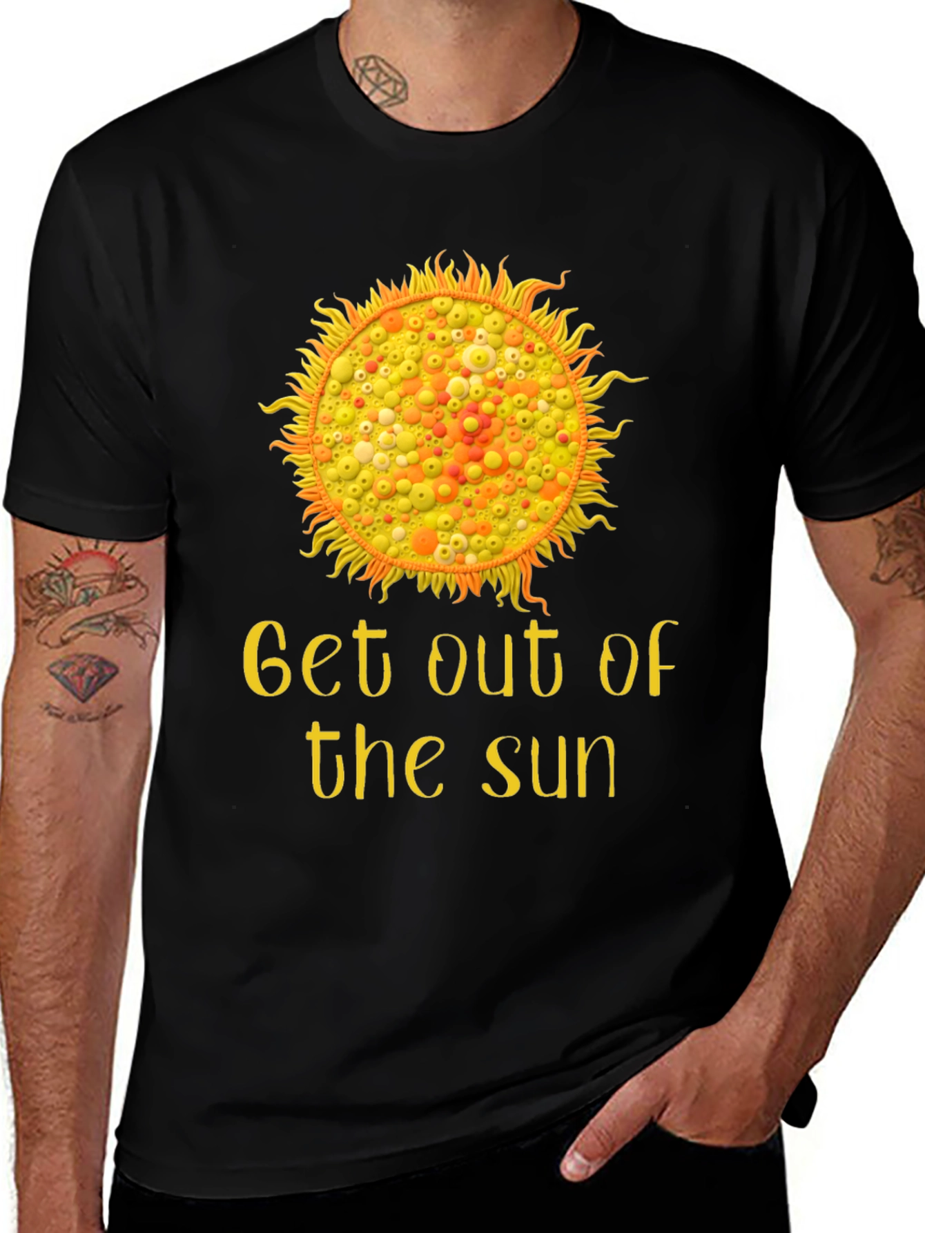 Variant 10 of Get Out of the Sun Graphic T-Shirt