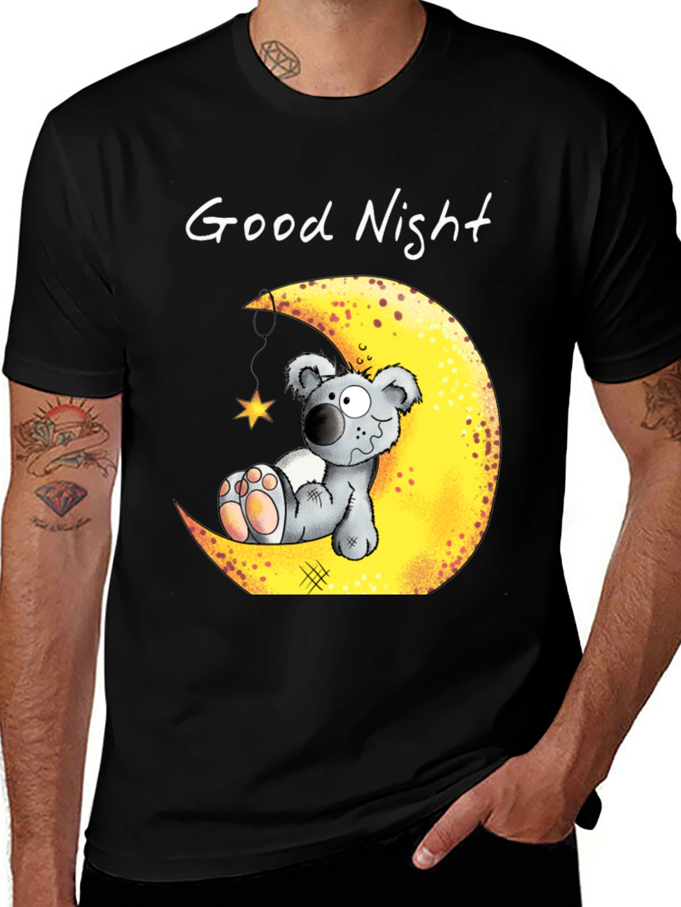 Variant 27 of Good Night Koala Bear on Moon T-Shirt