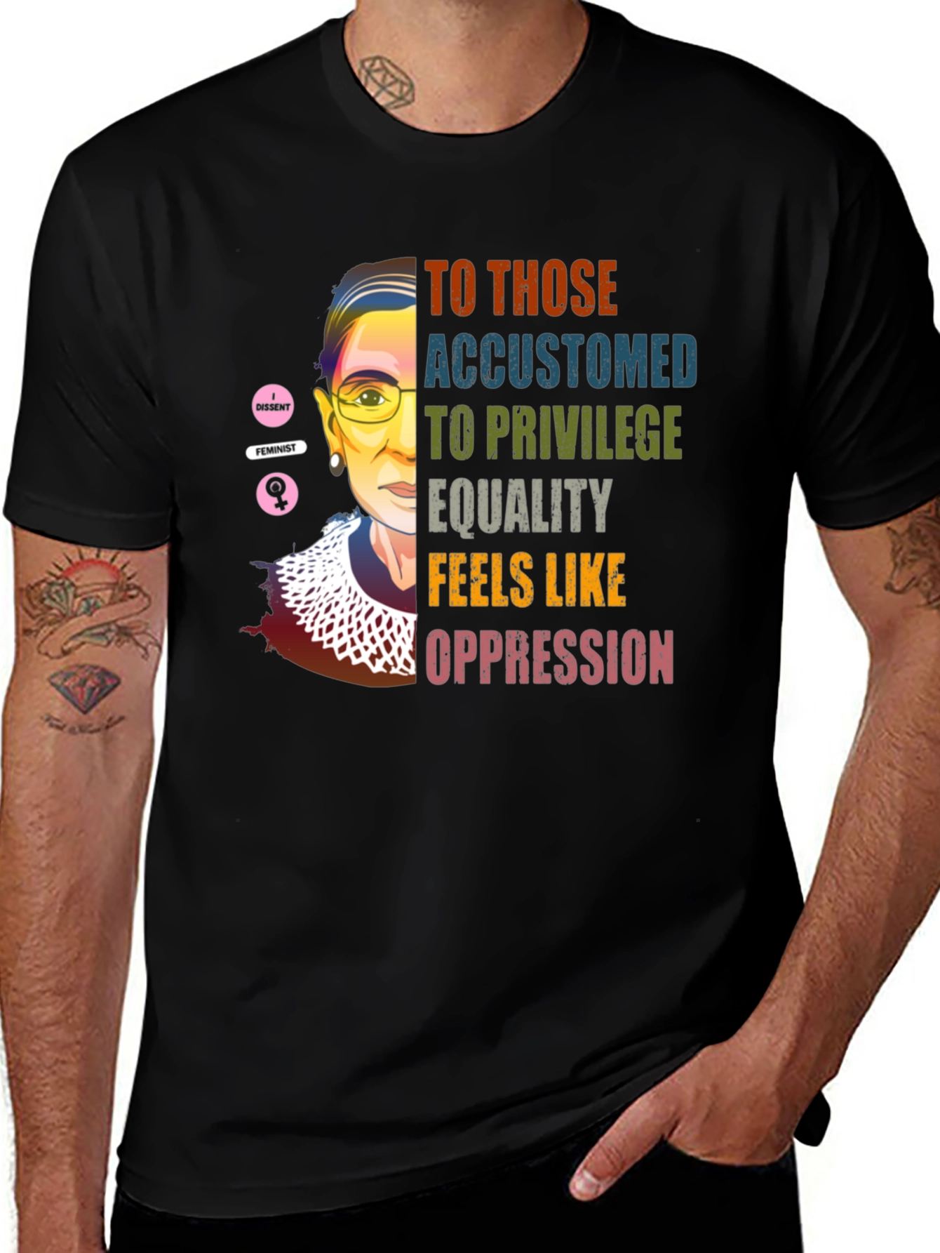 RBG Equality T-Shirt - Dissent Feminist Tee