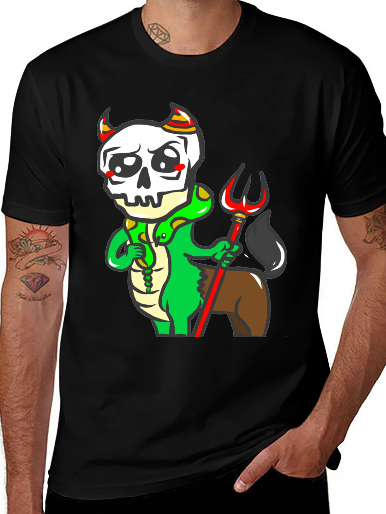 Skull Dino Centaur T-Shirt