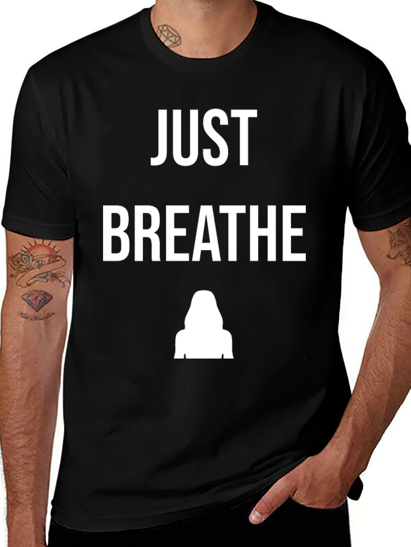 Variant 13 of Just Breathe Graphic T-Shirt