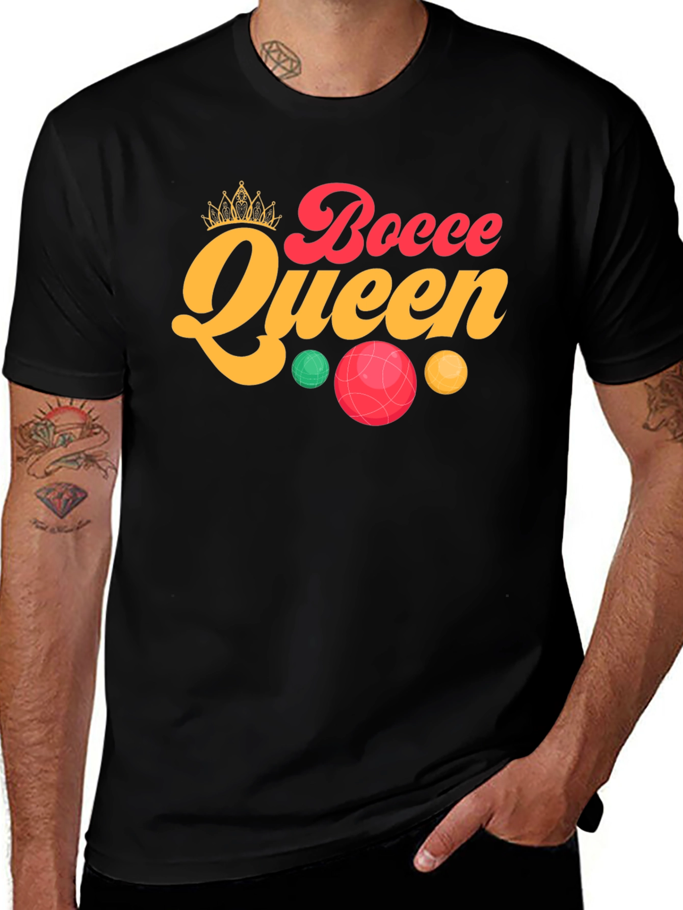 Variant 22 of Bocce Queen T-Shirt - Sporty & Stylish