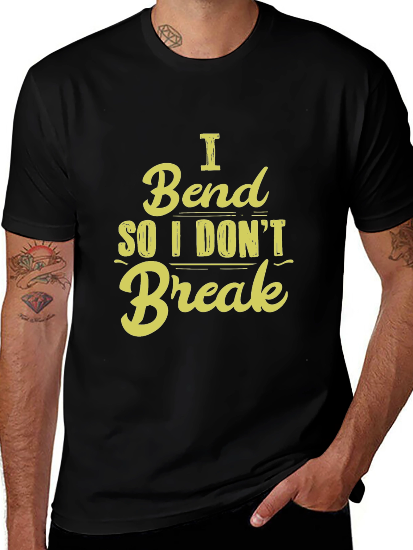 Variant 2 of I Bend So I Don't Break - Graphic T-Shirt