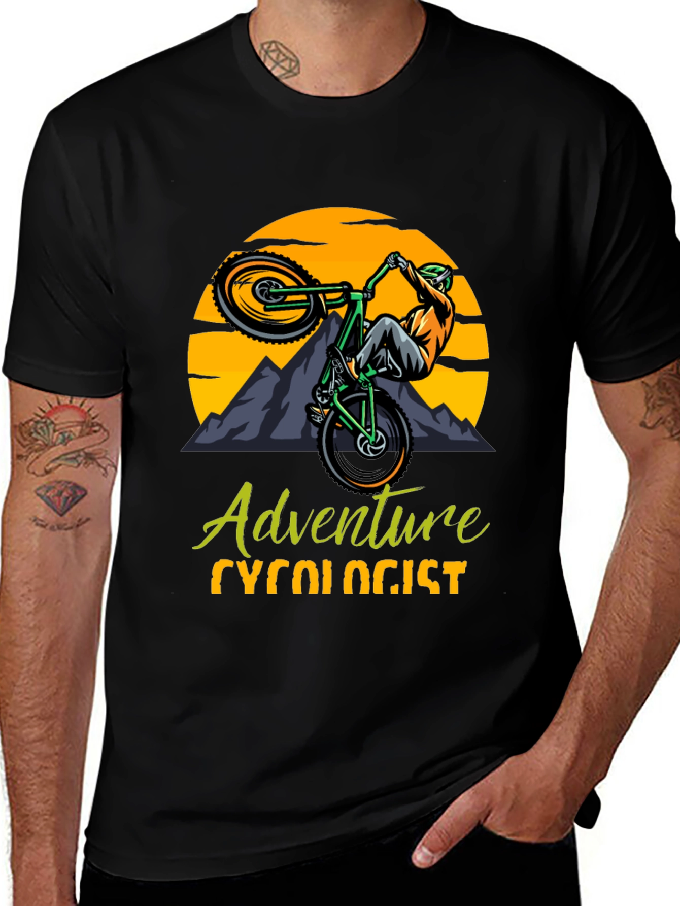 Variant 25 of Adventure Cyclogist Graphic Tee