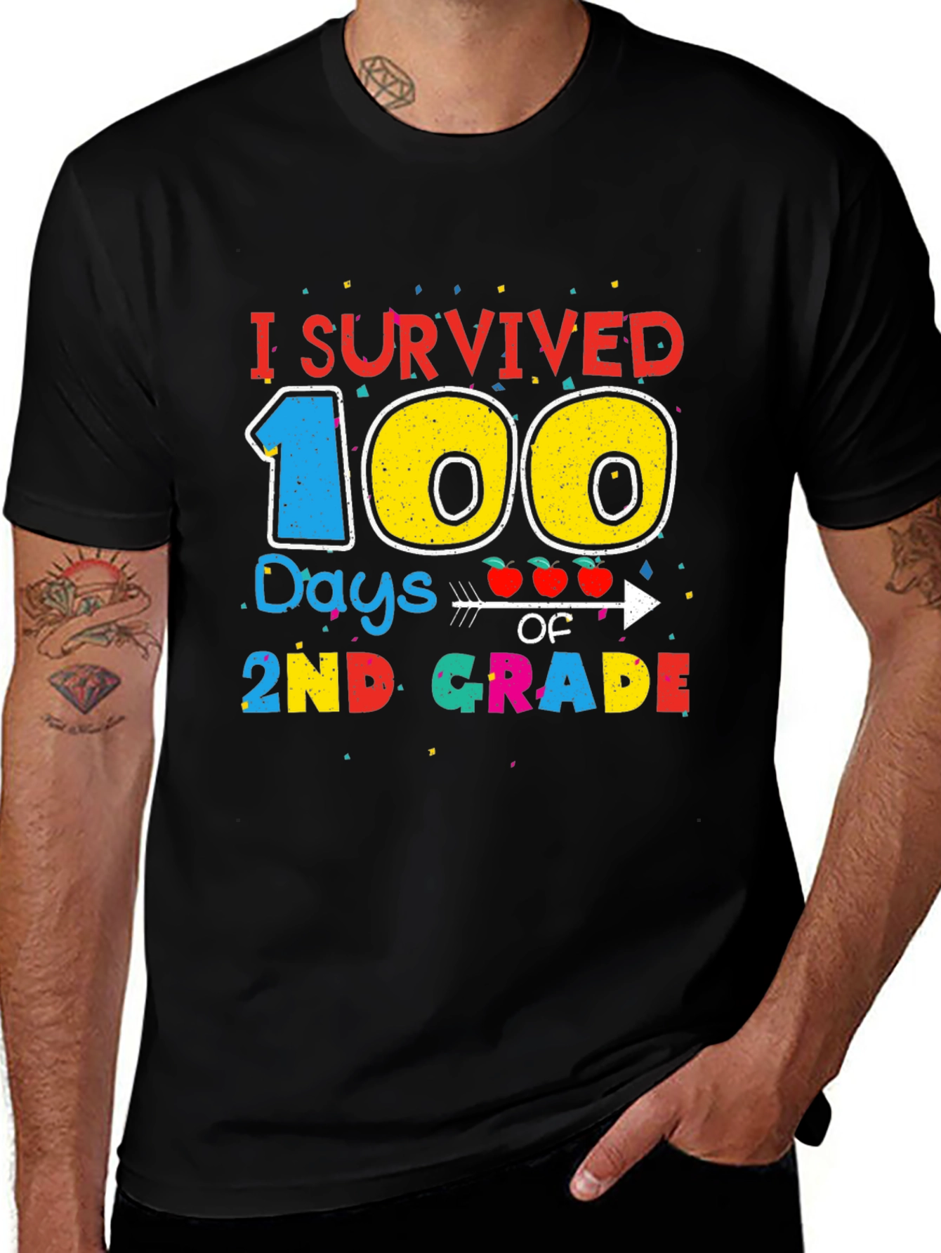 Variant 15 of I Survived 100 Days of 2nd Grade T-Shirt