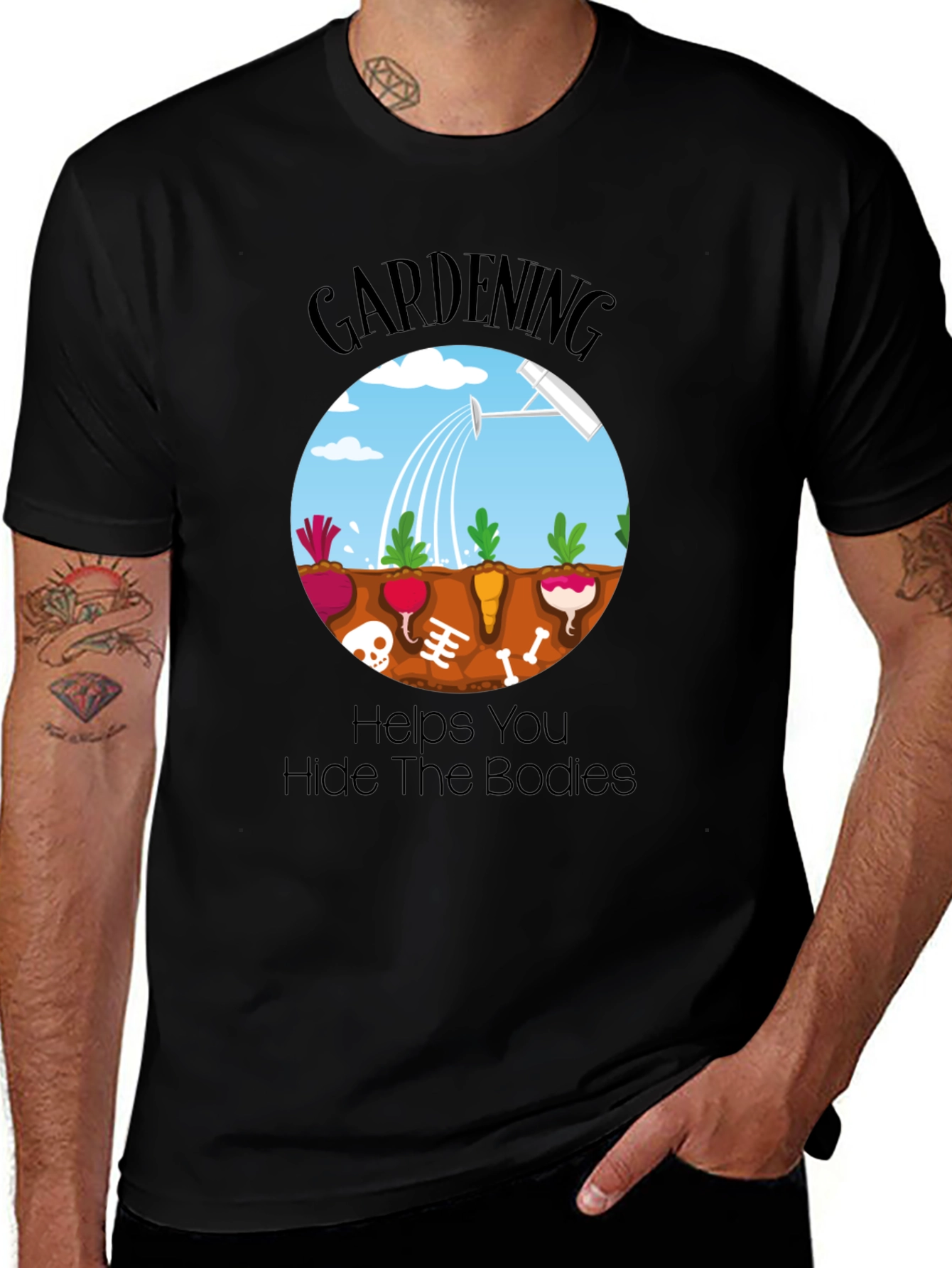 Variant 9 of Gardening Hide the Bodies Graphic T-Shirt